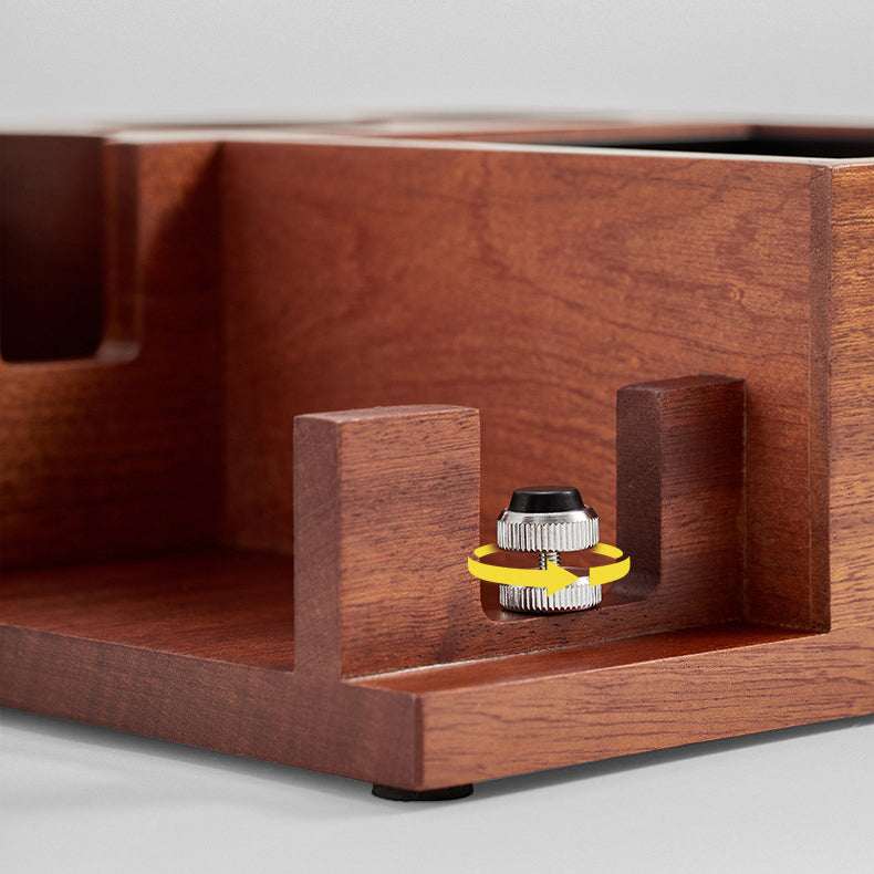 Espresso Tamping Station with Knock Box