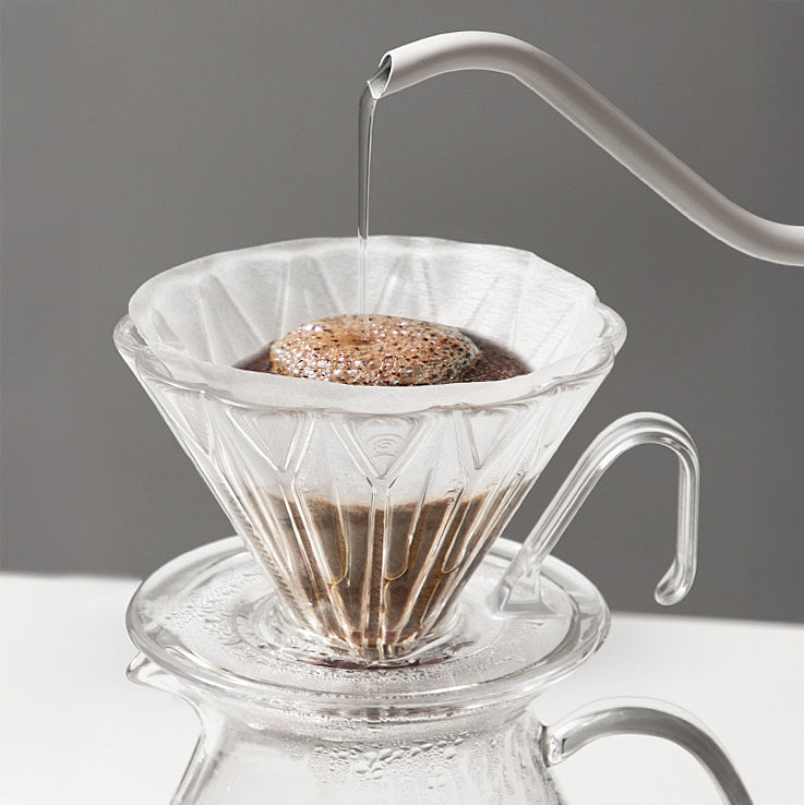 Diamond Pattern Prisma Pour Over Coffee Dripper