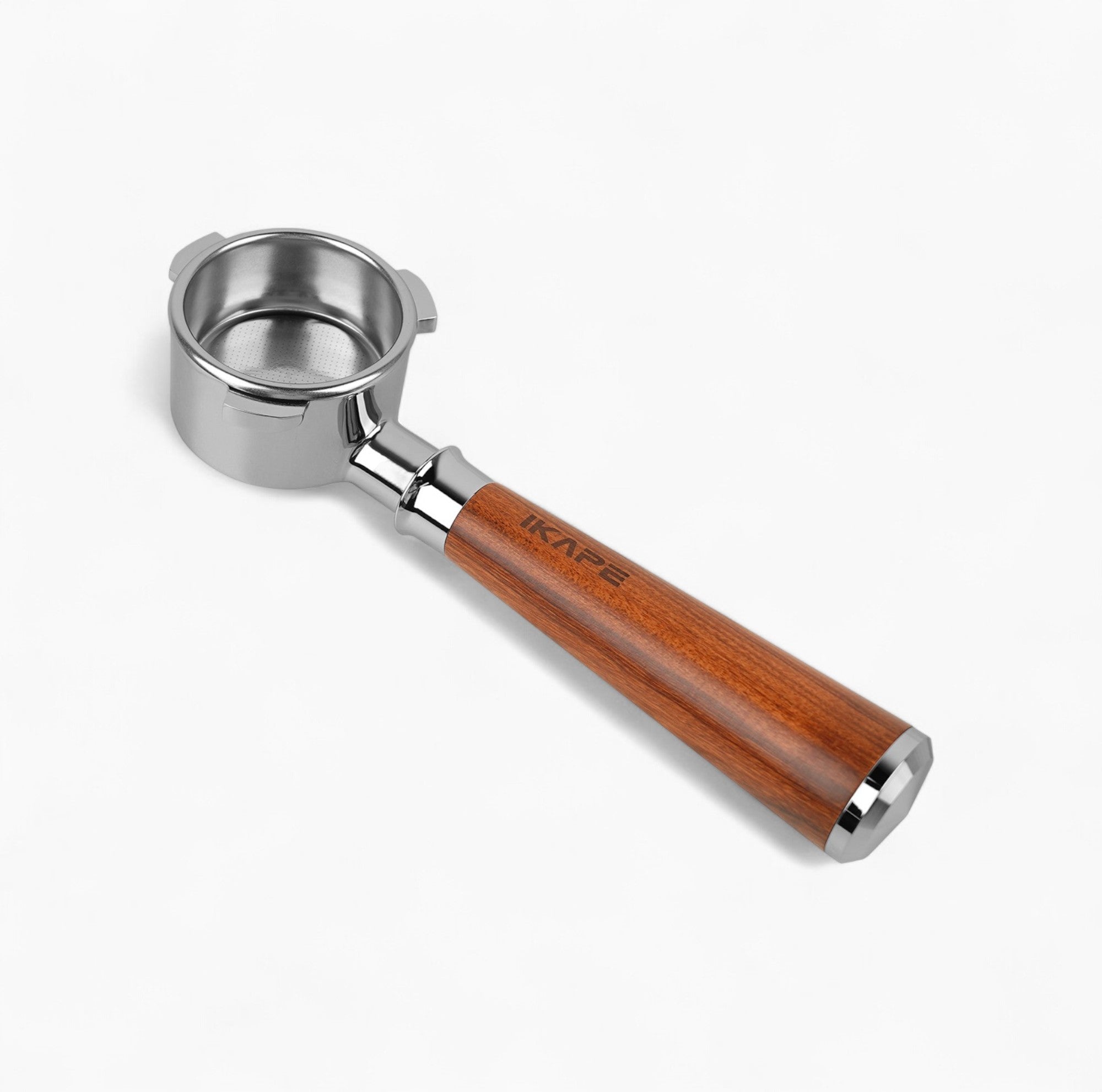 Solid Wood Handle Bottomless Portafilter