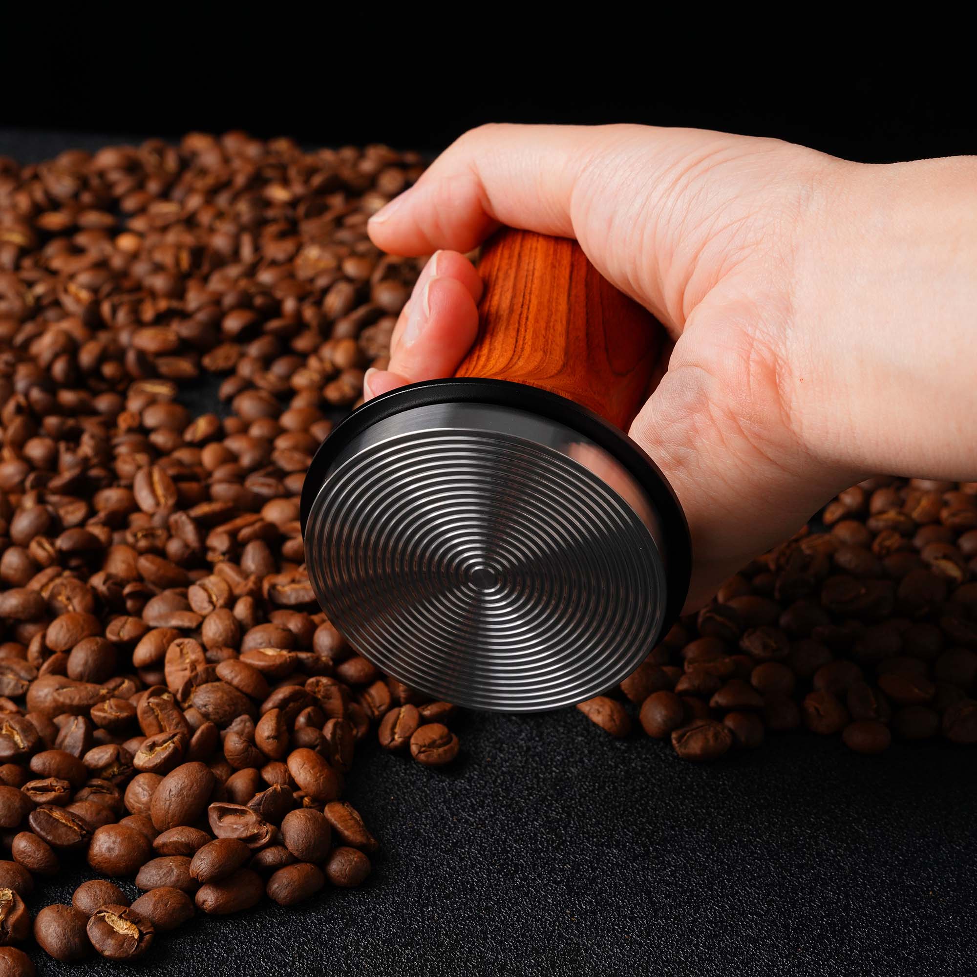 Lastaforest - Spring Loaded Tamper with Wood Handle