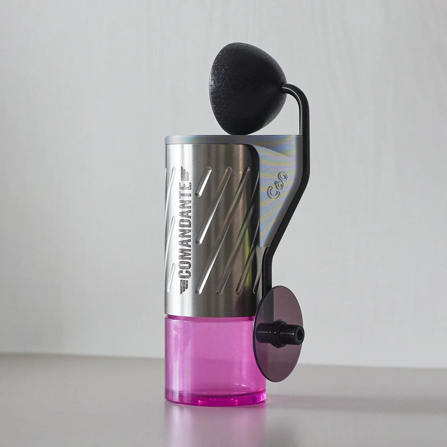 Cap and Handle Holder for Manual Coffee Grinders