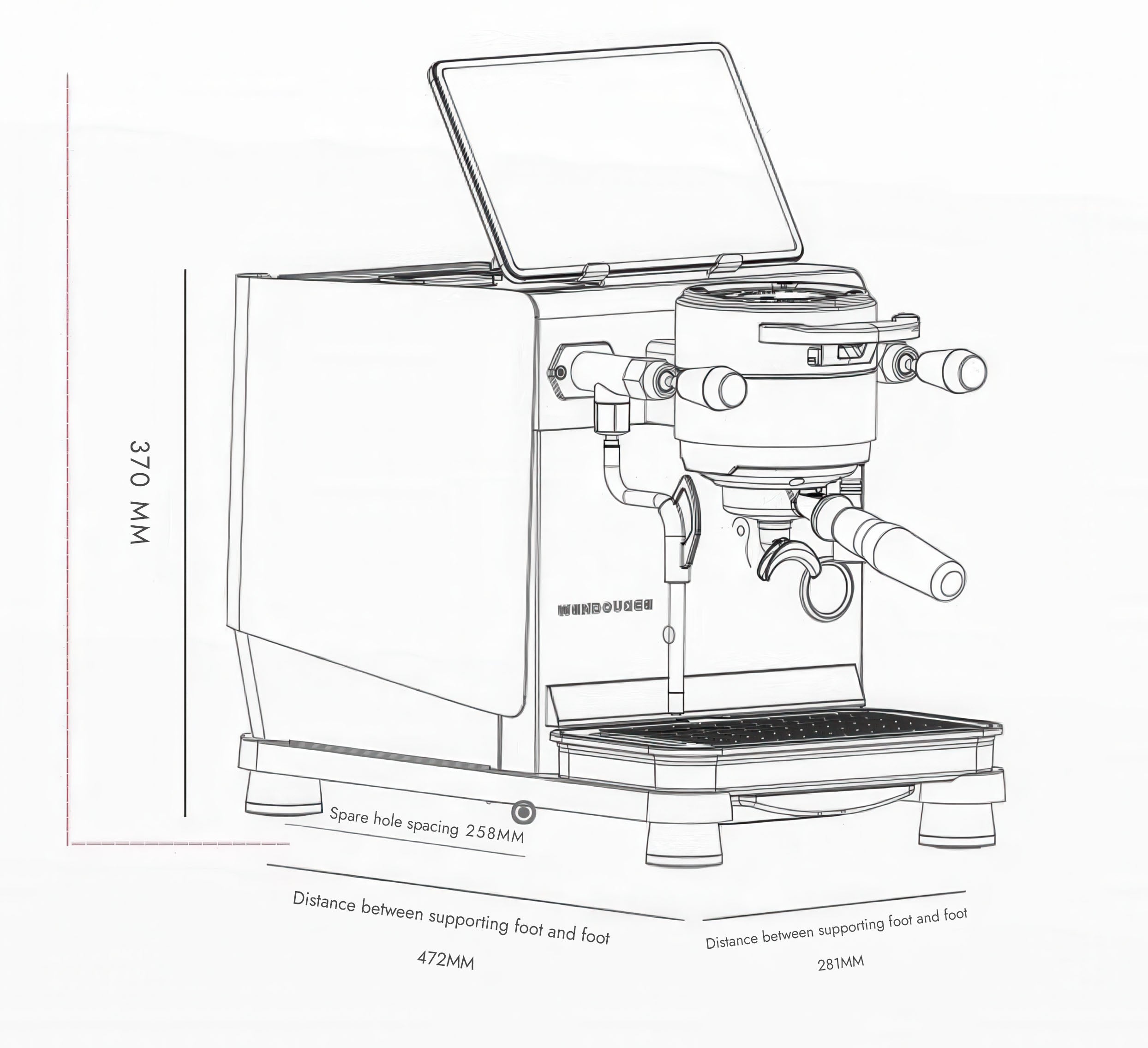 Wendougee Data S Espresso Machine