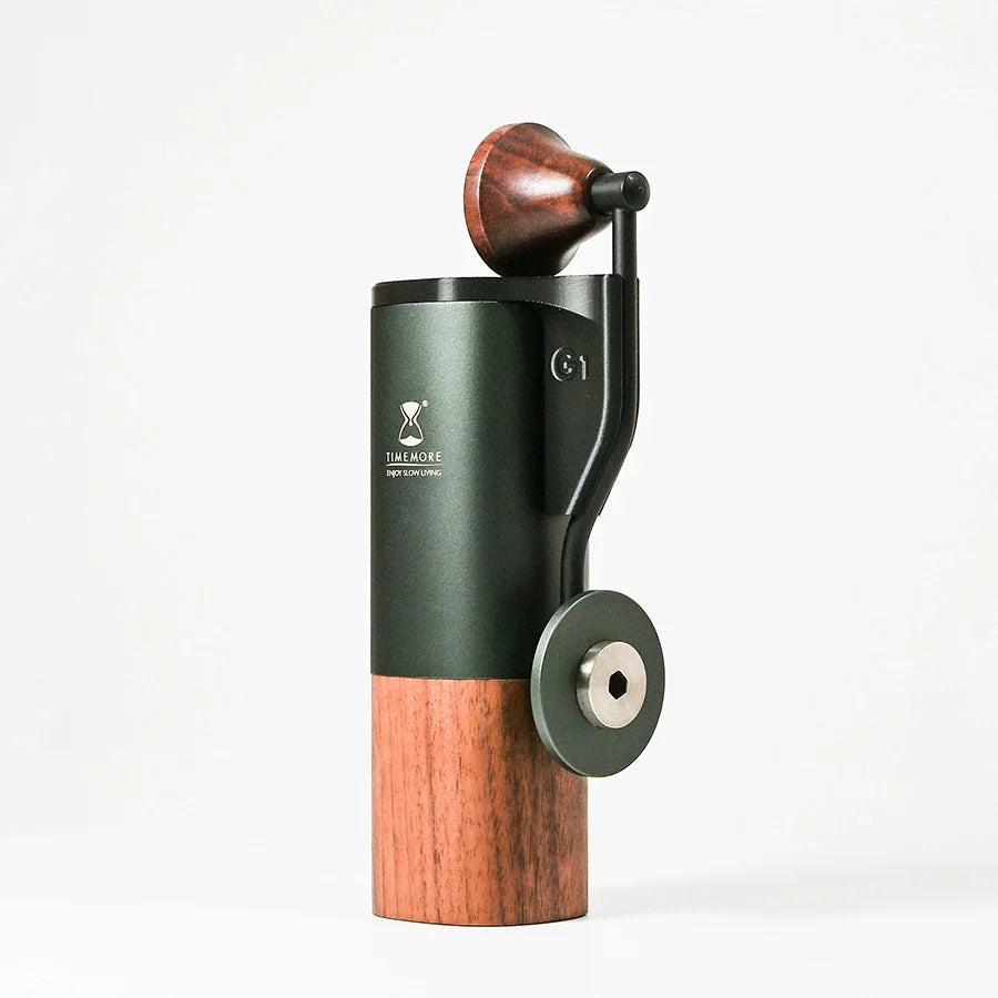 Cap and Handle Holder for Manual Coffee Grinders