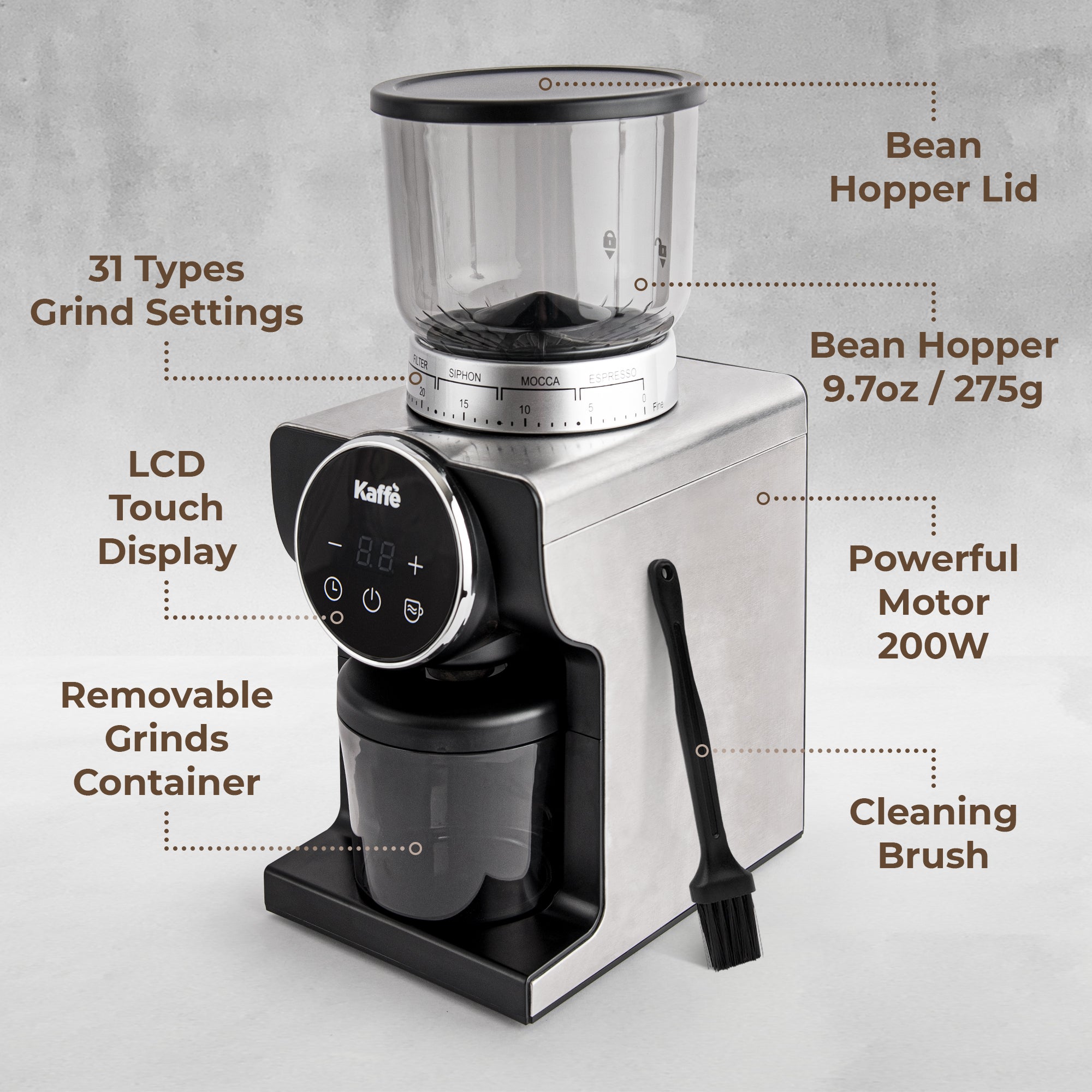 Conical Burr Coffee Grinder KF8091