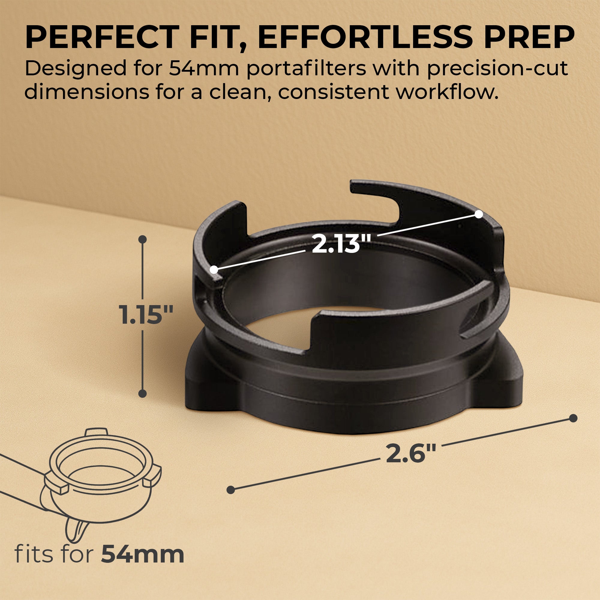 Espresso Portafilter Dosing Ring 54MM