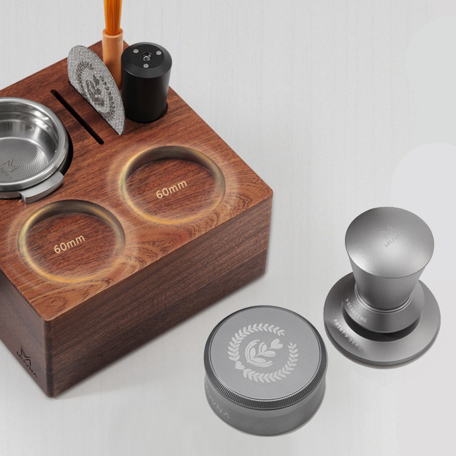 Espresso Tamping Station Organizer