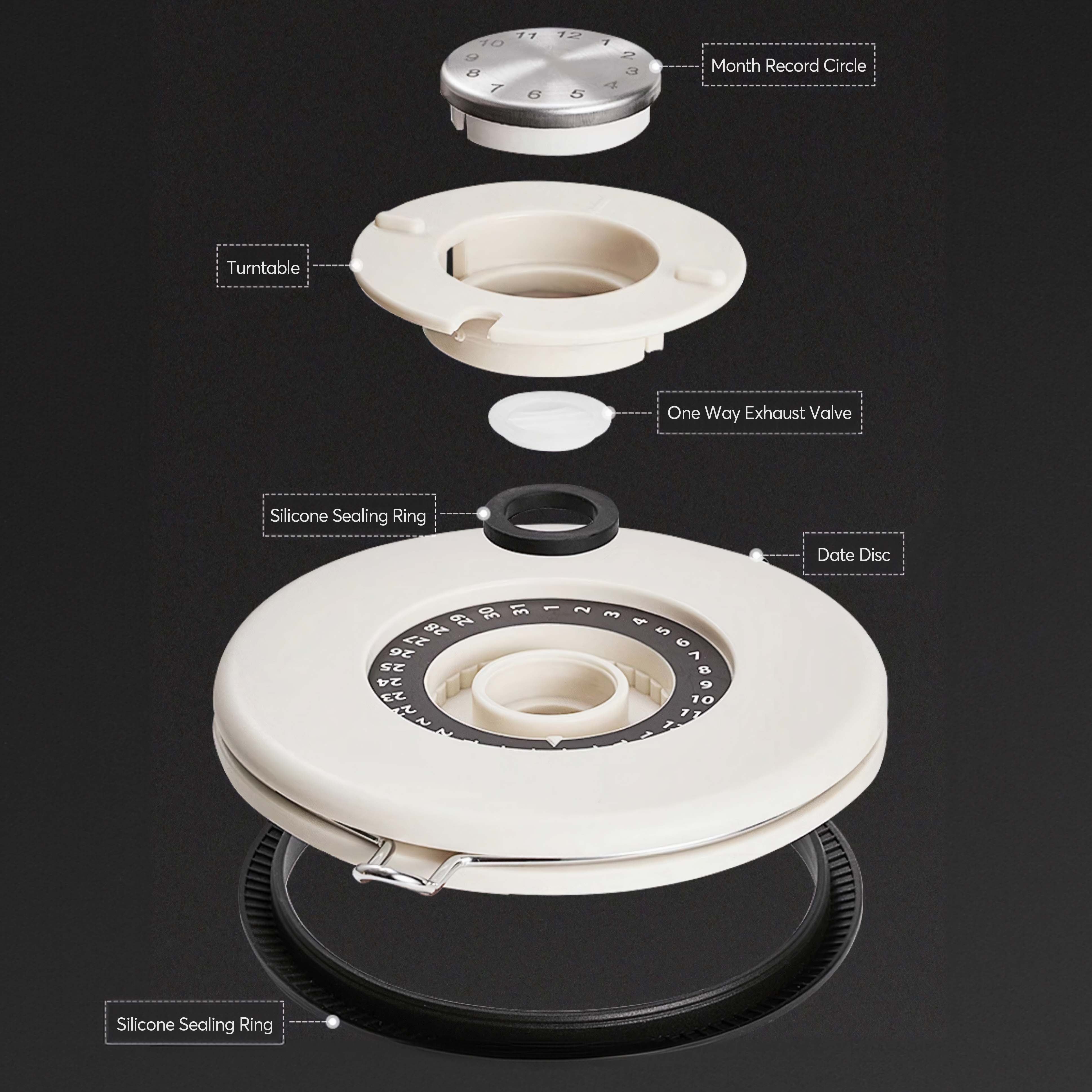 Airtight Coffee Bean Storage Canister