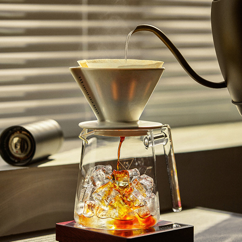 V60 Ceramic Pour Over Coffee Dripper with Sharing Pot