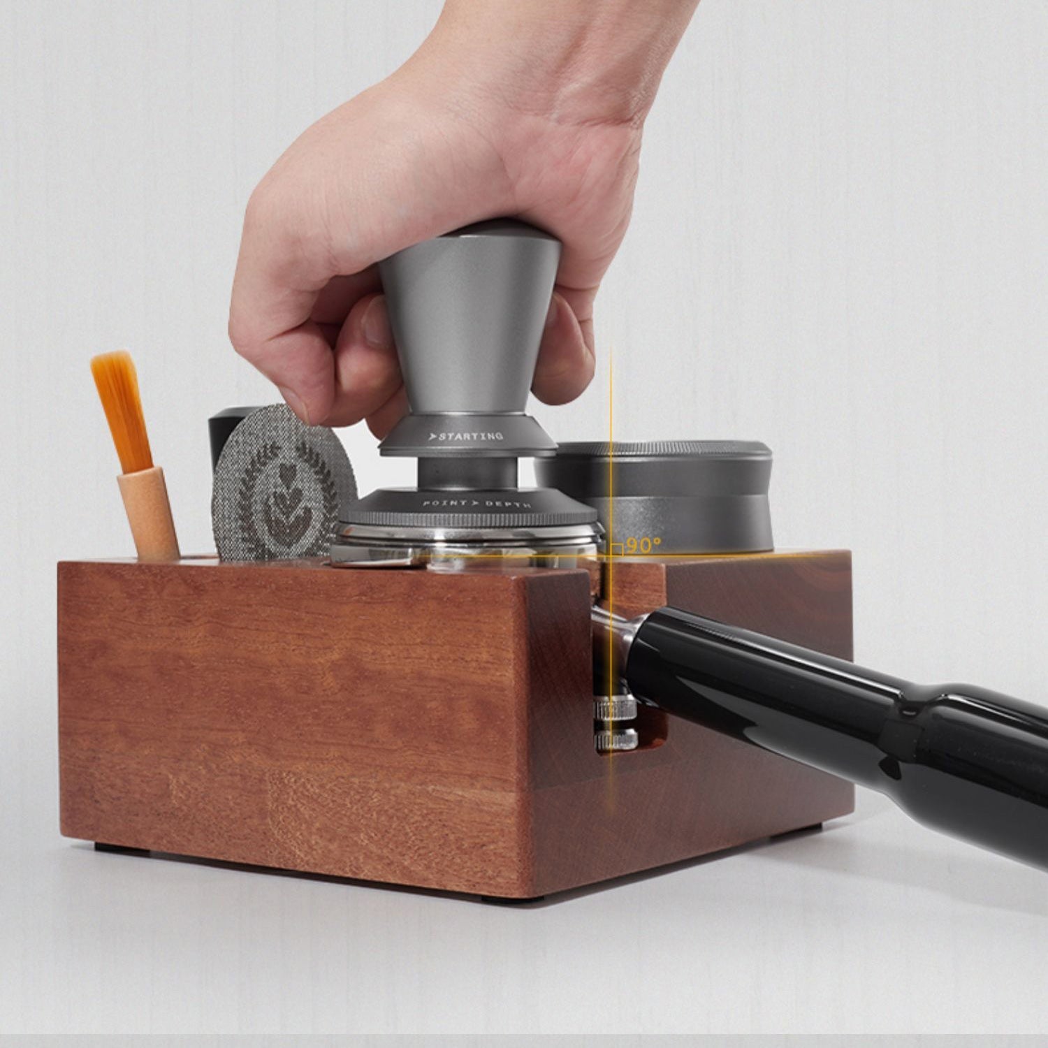 Espresso Tamping Station Organizer