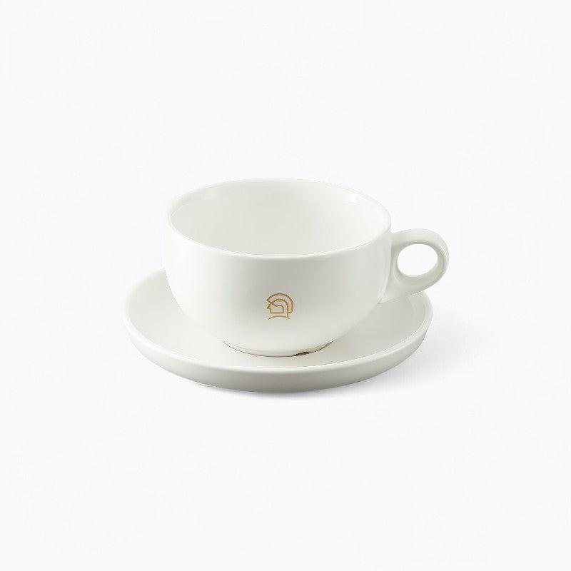Ceramic Coffee Cup and Saucer Set