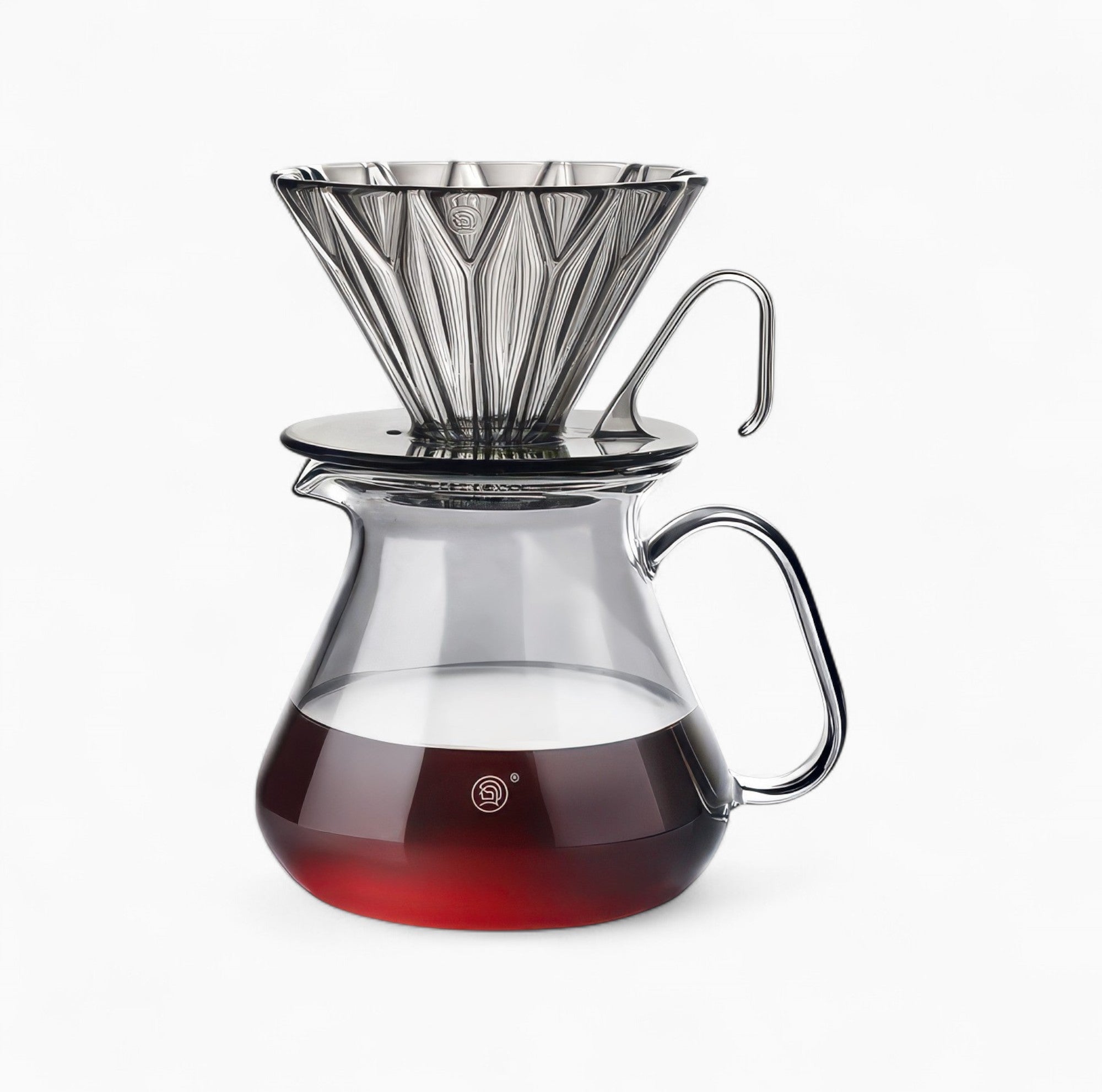 Diamond Pattern Prisma Pour Over Coffee Dripper