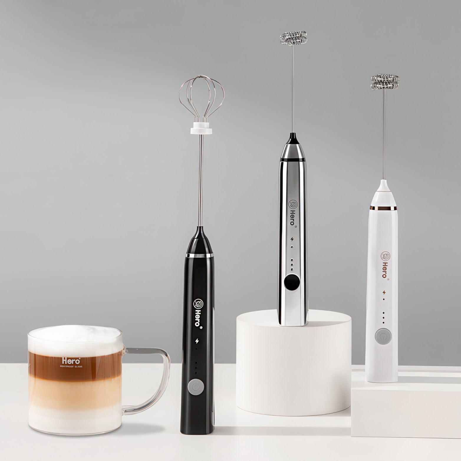 Handheld Milk Frother Electric Foam Maker