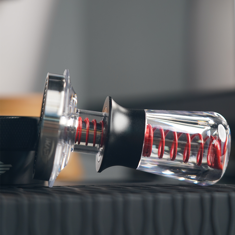 Transparent Coffee Calibrated Tamper