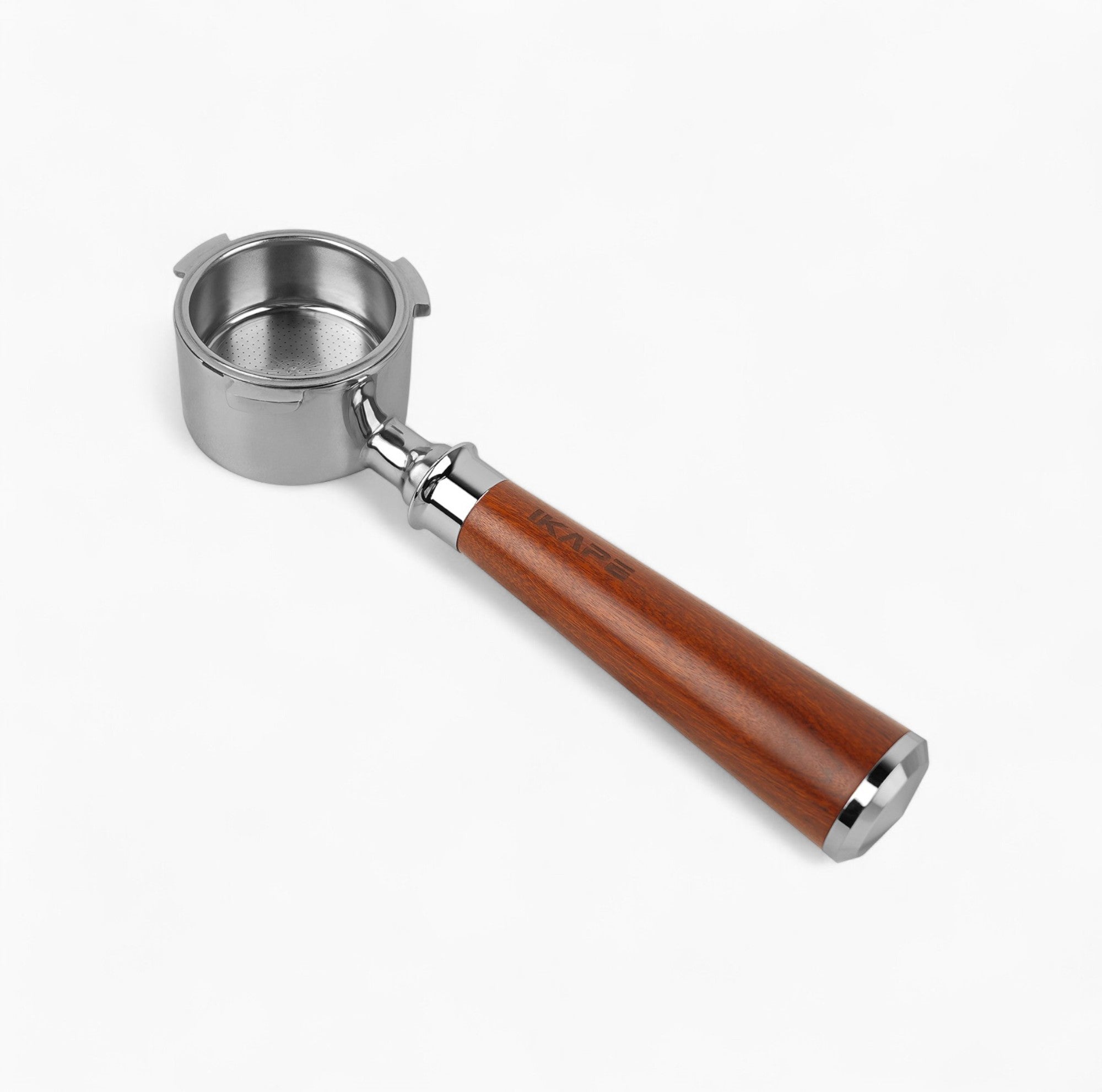 Solid Wood Handle Bottomless Portafilter