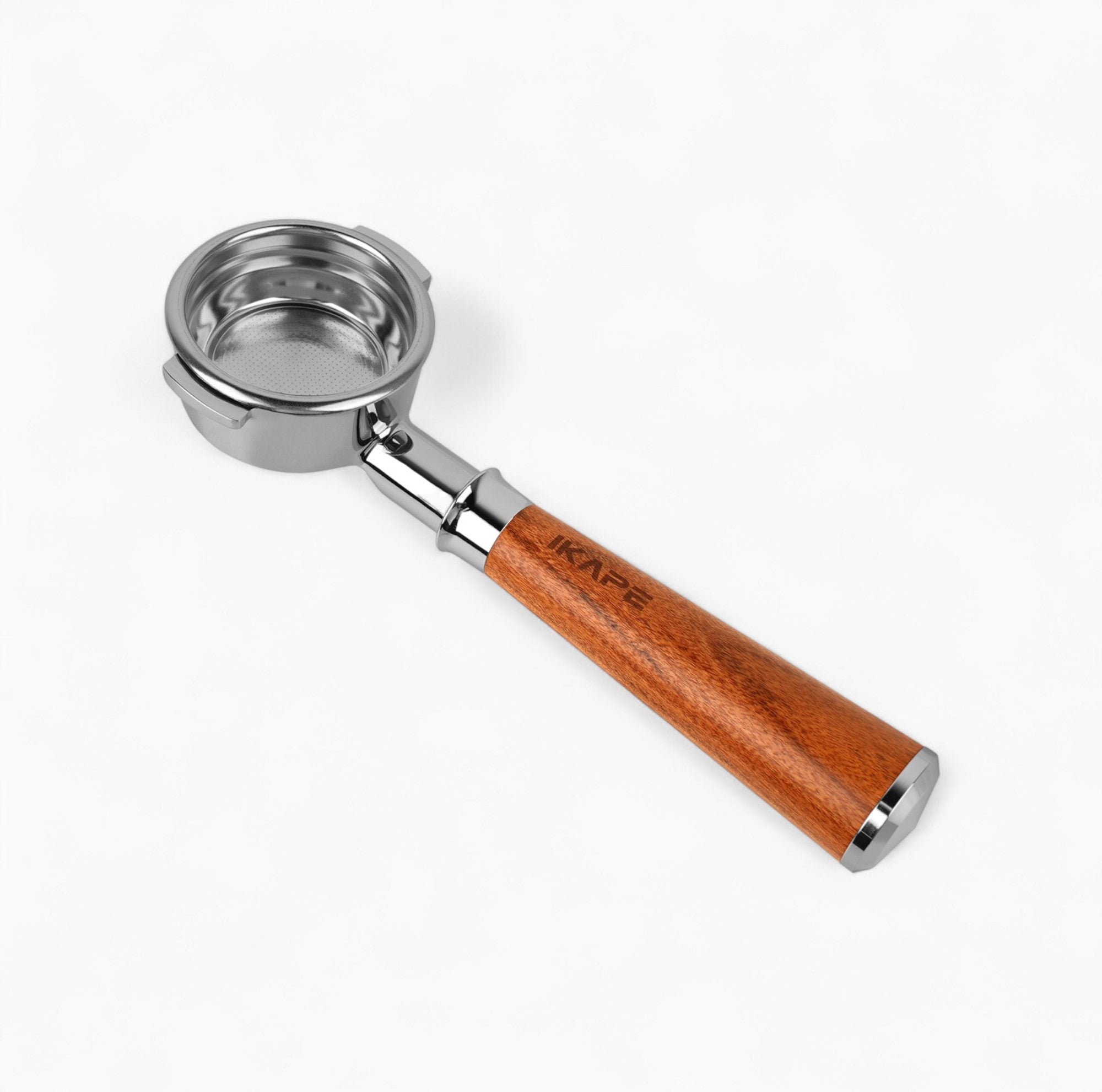 Solid Wood Handle Bottomless Portafilter