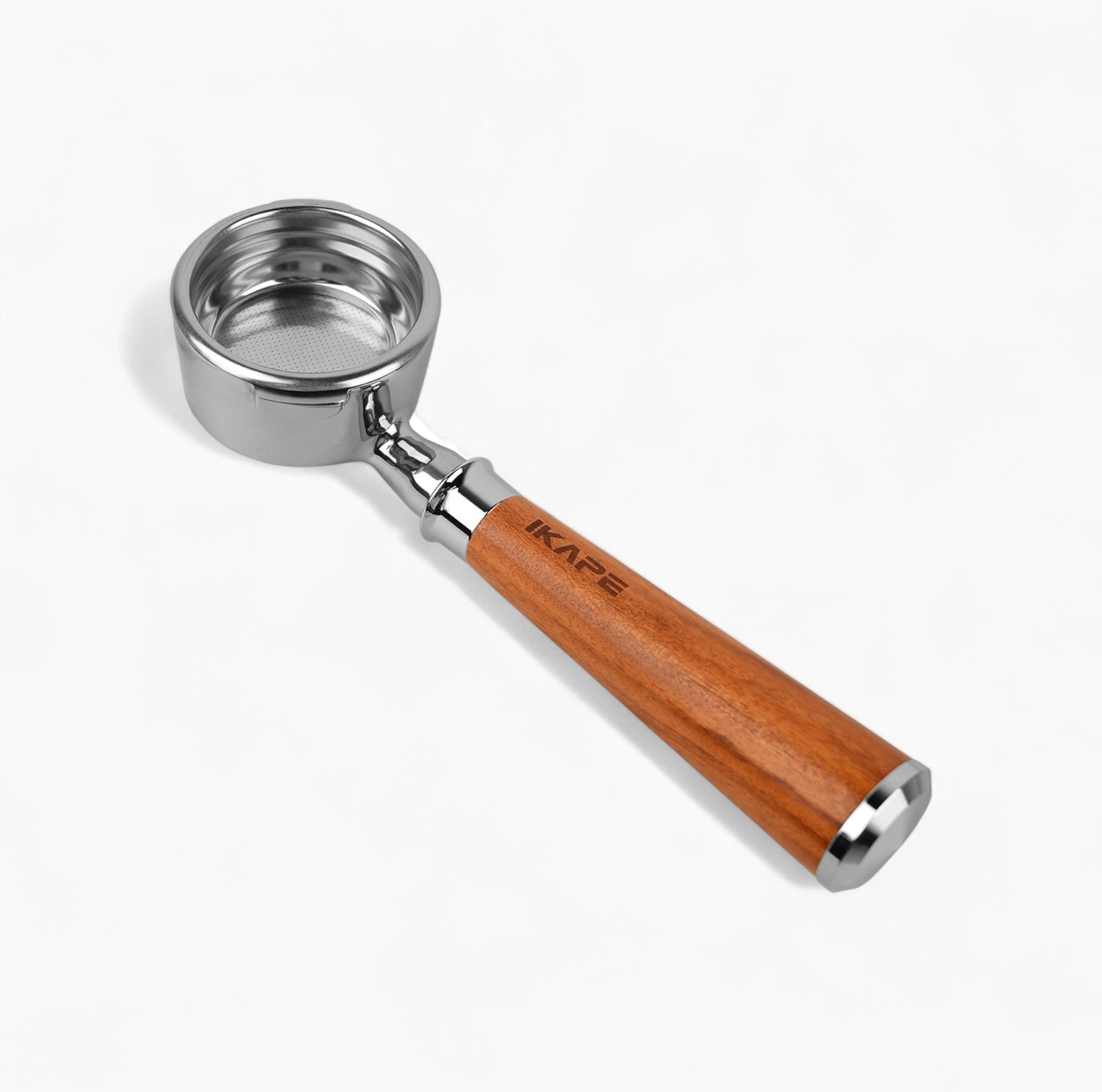 Solid Wood Handle Bottomless Portafilter
