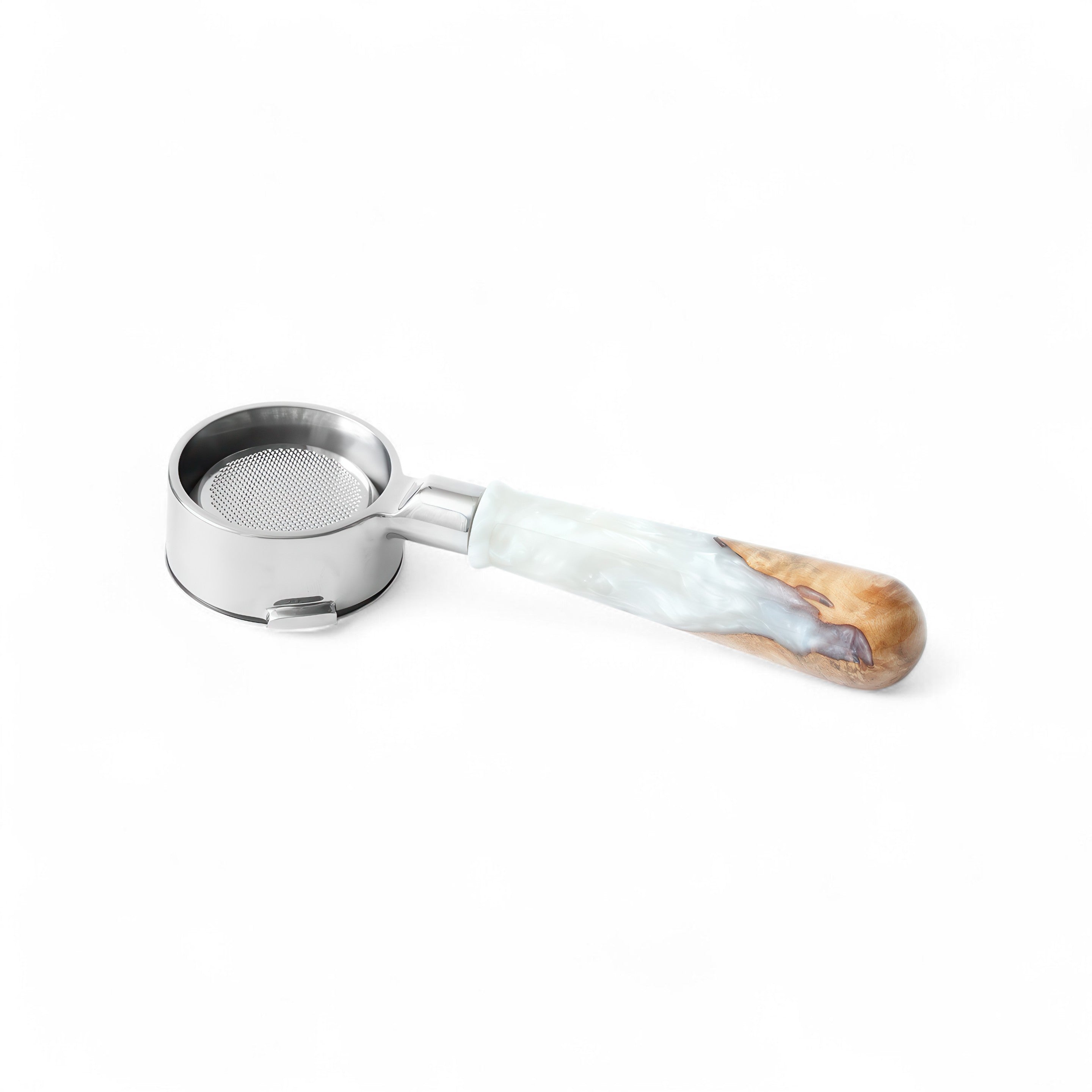 Walnut & Resin Handle Bottomless Portafilter