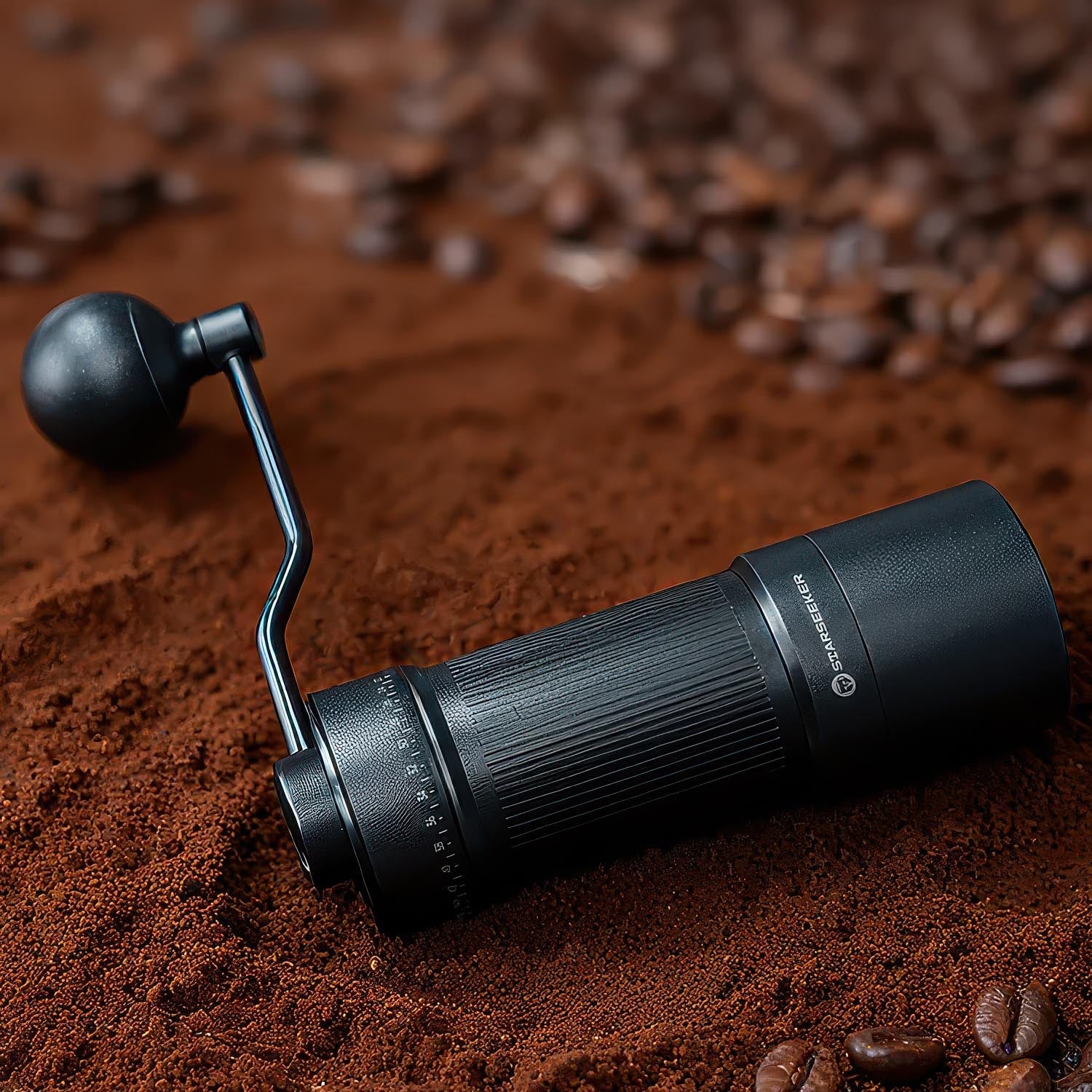 Starseeker 2 in 1 Black Burr Coffee Grinder