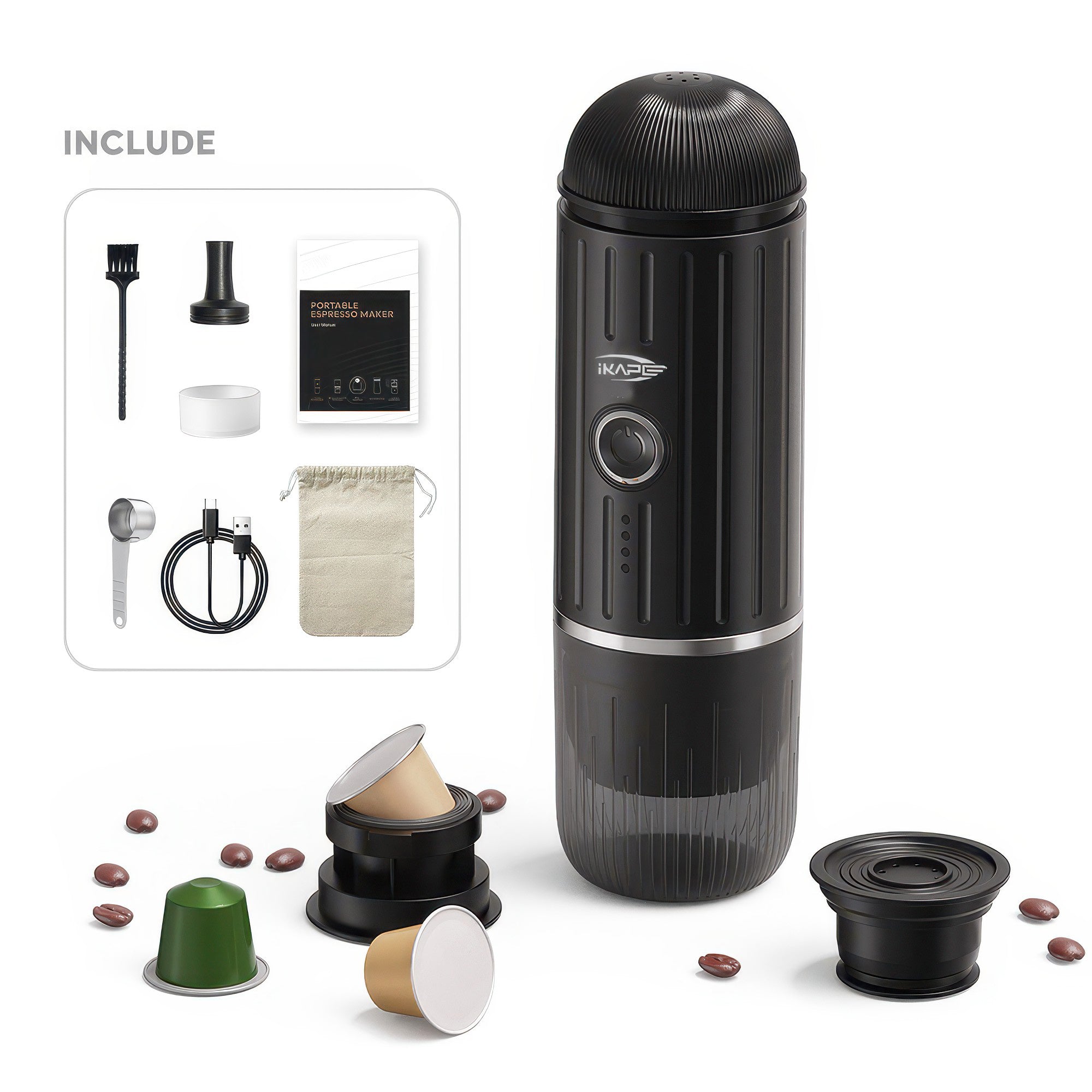 Portable Electric Espresso Coffee Maker
