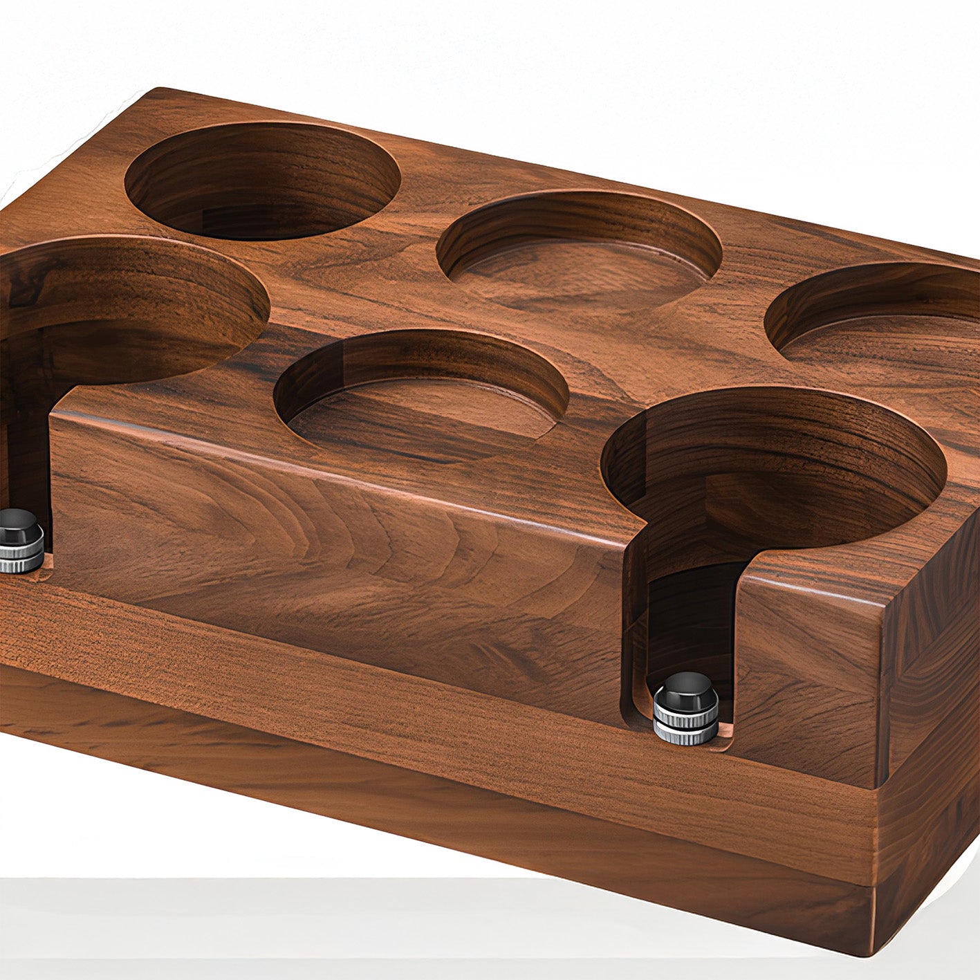 Walnut Organizer Box For Barista