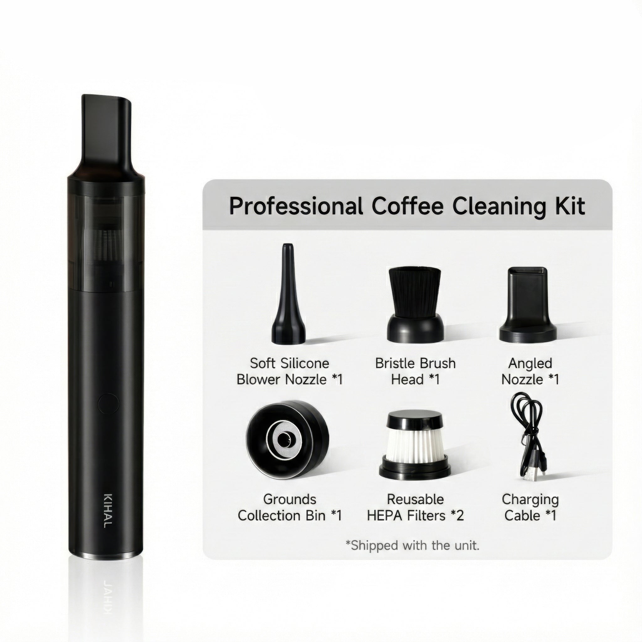 The Barista Air Wand™ | Precision 2-in-1 Grinder Vacuum & Blower