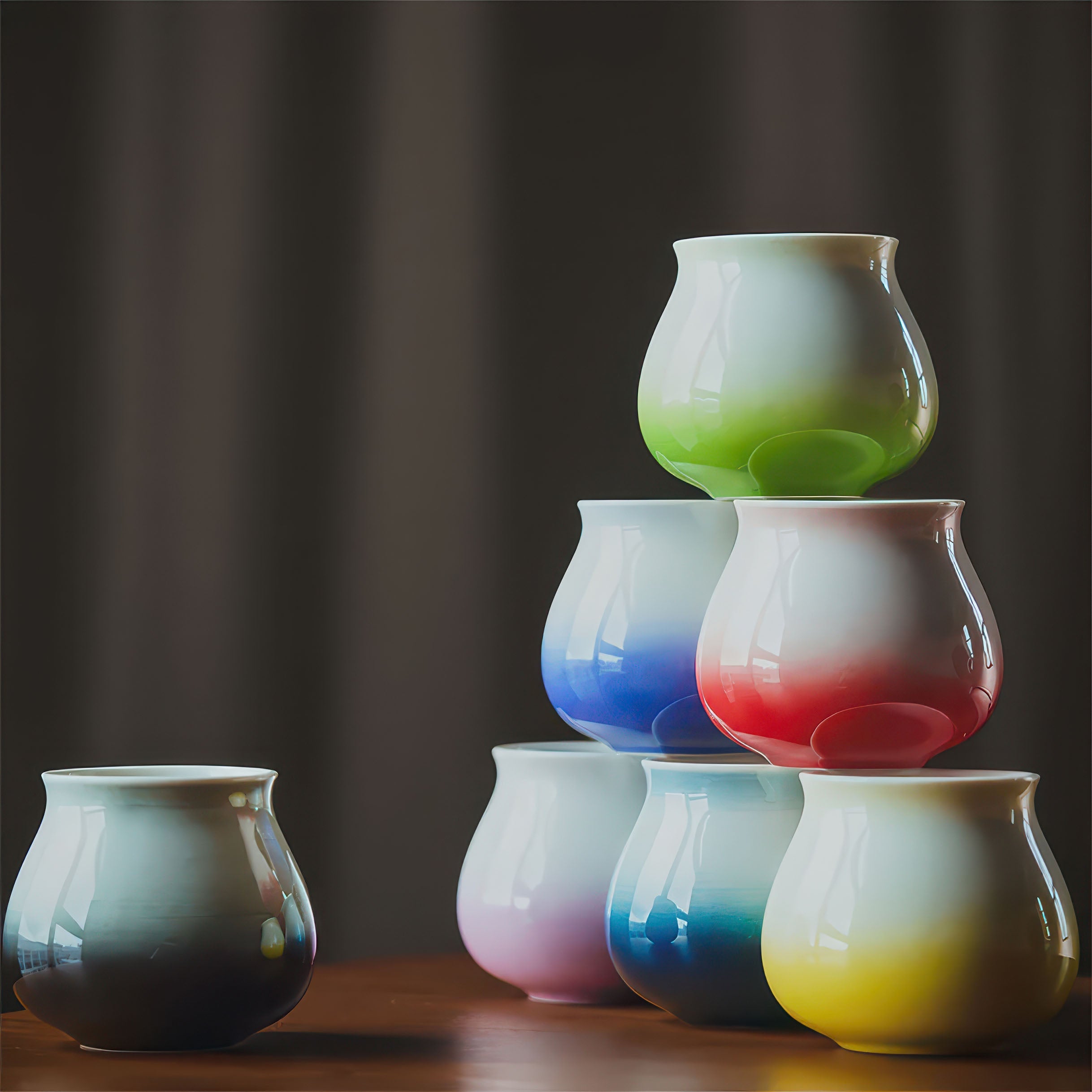 Ceramic Gradient Coffee Cup