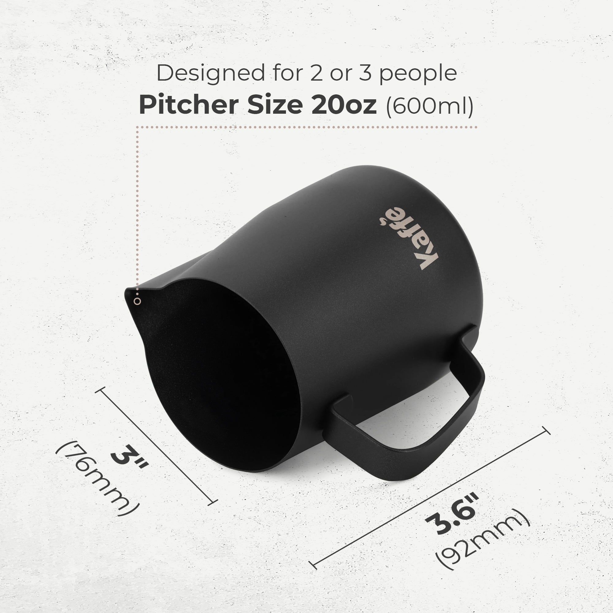 Milk Frothing Pitcher (20oz / 600ml)