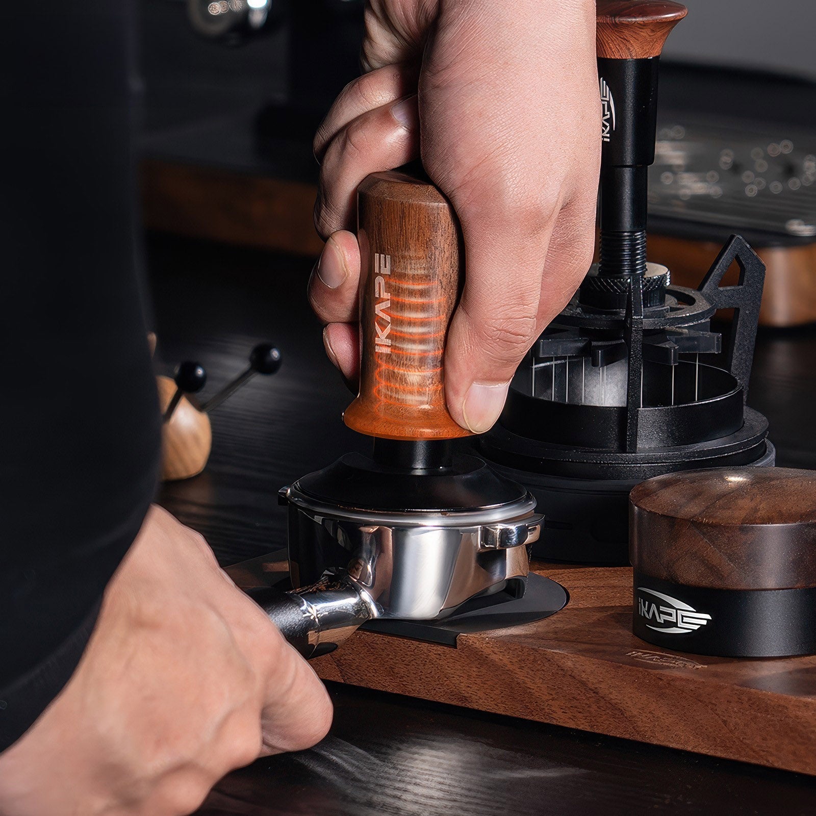 Black Edition Calibrated Coffee Tamper