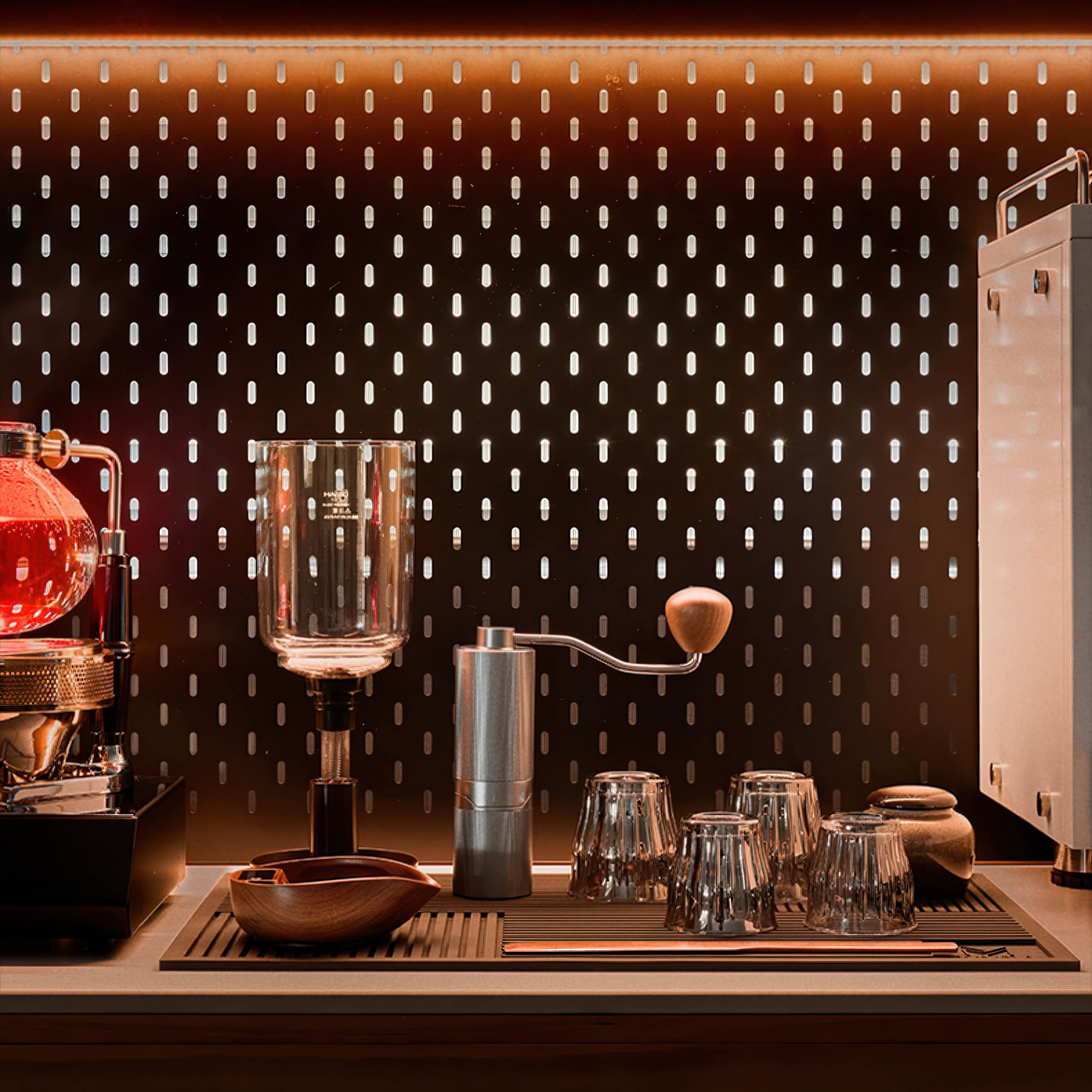 Silicone Coffee Station Mat Non-Slip Heat