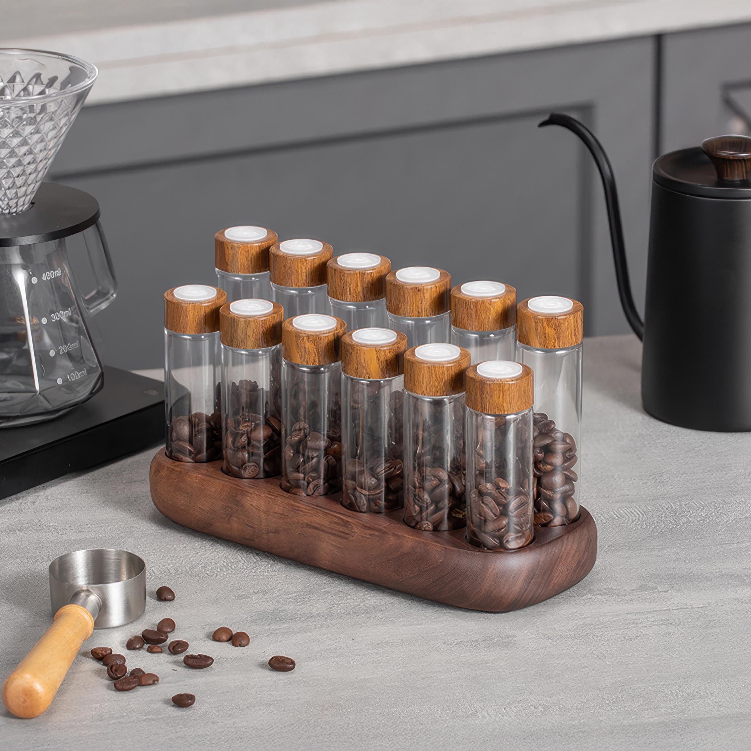 Barista Coffee Bean Storage Tube Set