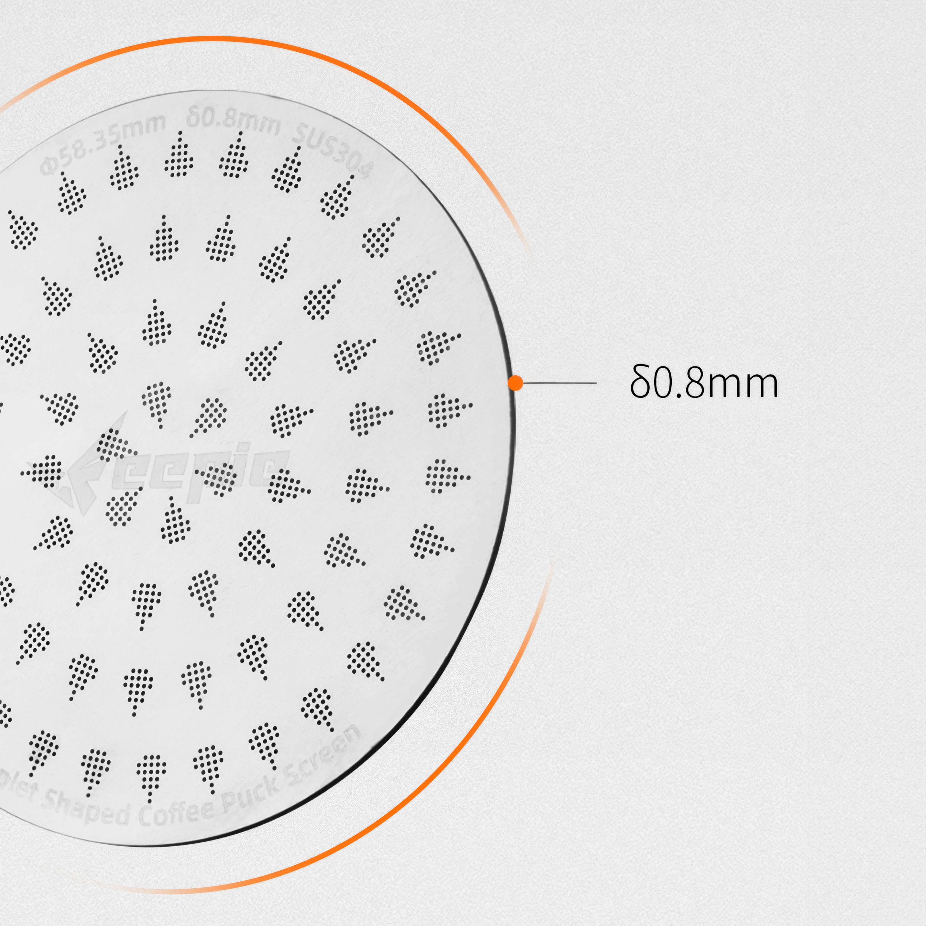 Espresso Puck Screen Thick 0.8mm