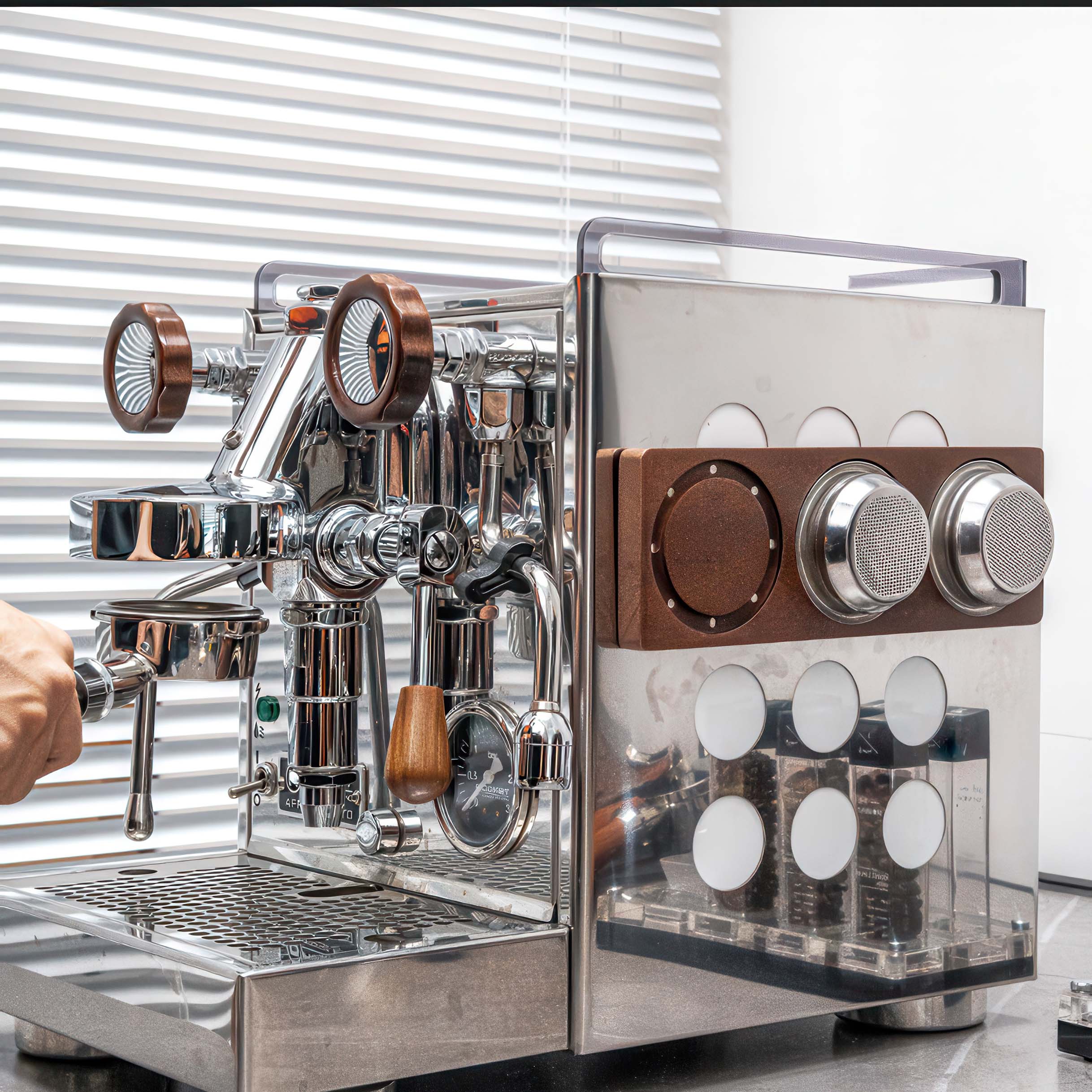 Magnetic Espresso Filter Basket Holder 58MM