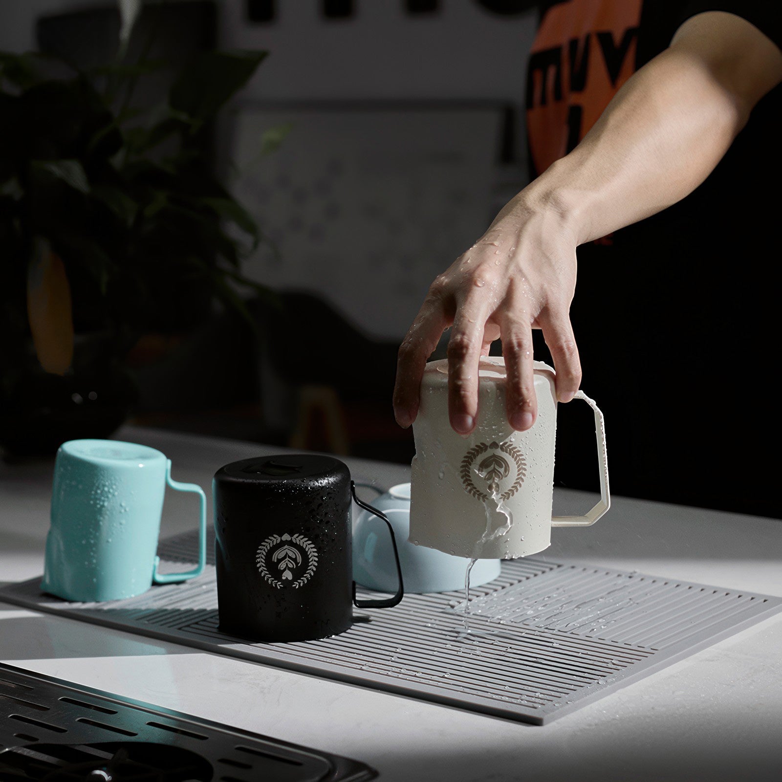 Silicone Coffee Station Mat Non-Slip Heat