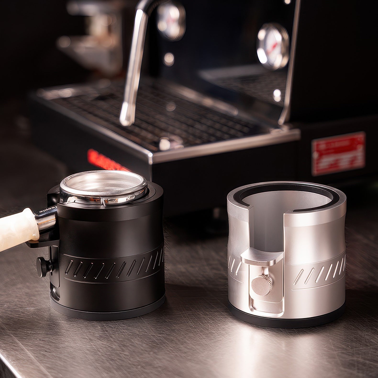 Multi-Function Portafilter Tamping Holder