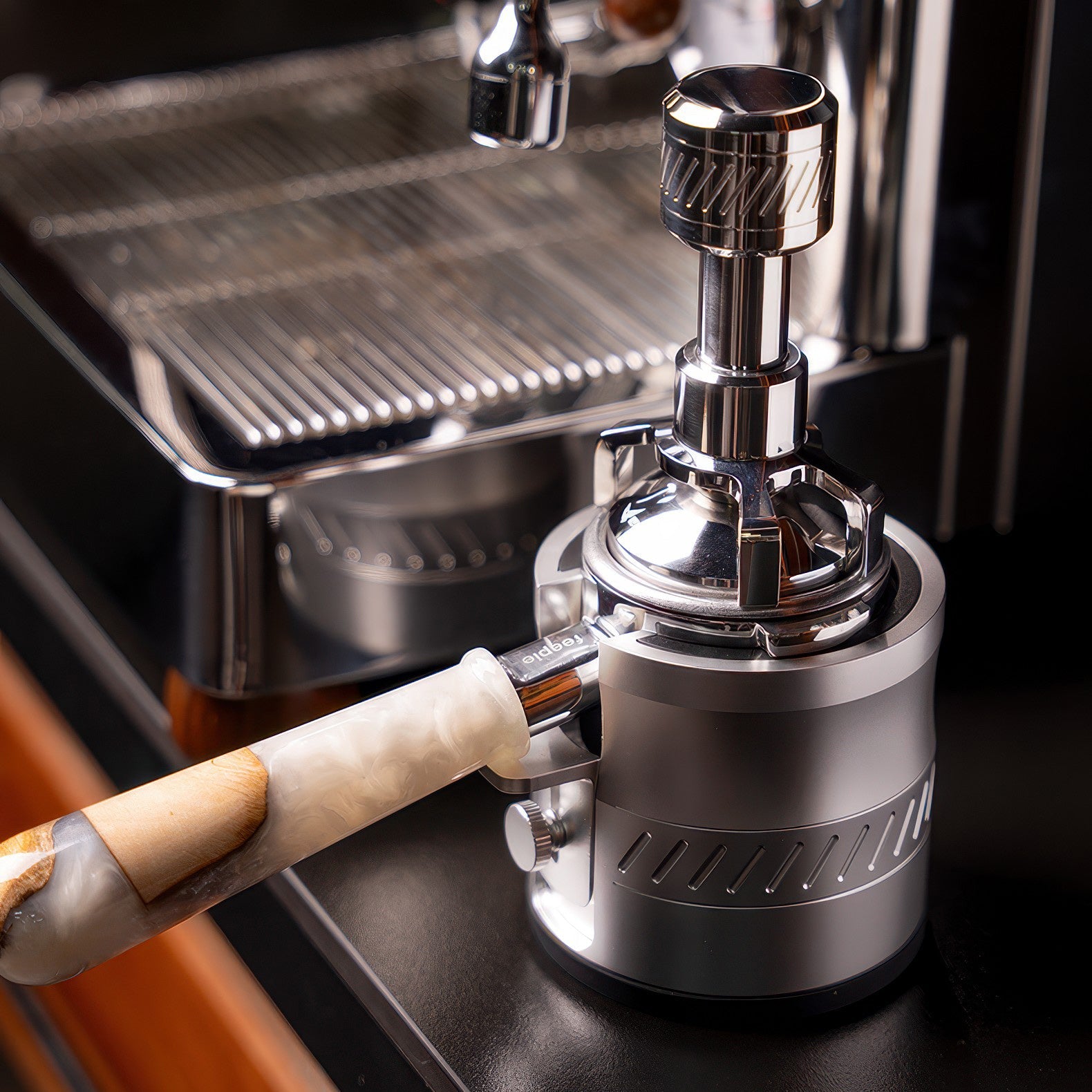 Multi-Function Portafilter Tamping Holder