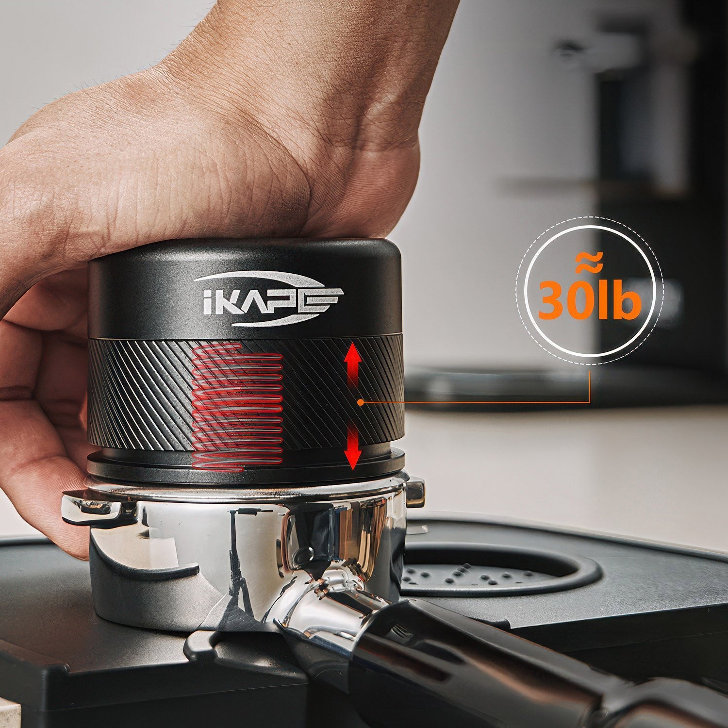 Espresso Calibrated Tamper with Spring Loaded