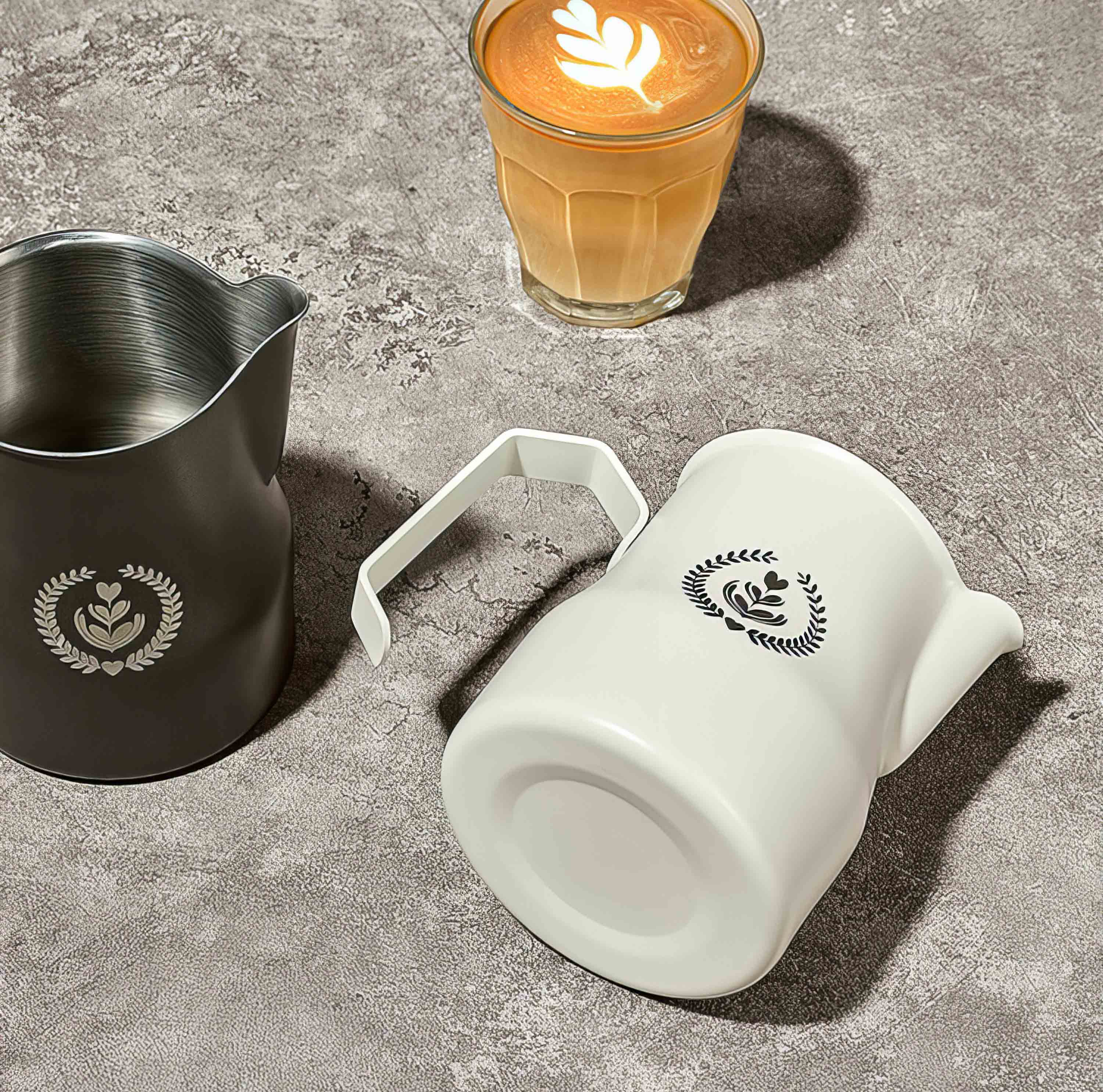 Non-Stick Latte Art Milk Pitcher for Cappuccino