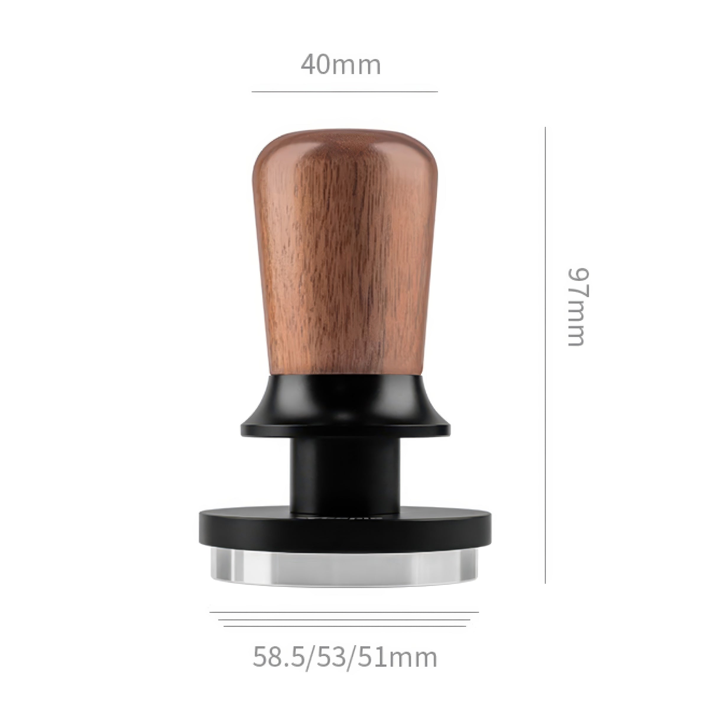 Walnut Coffee Tamper Balanced Design