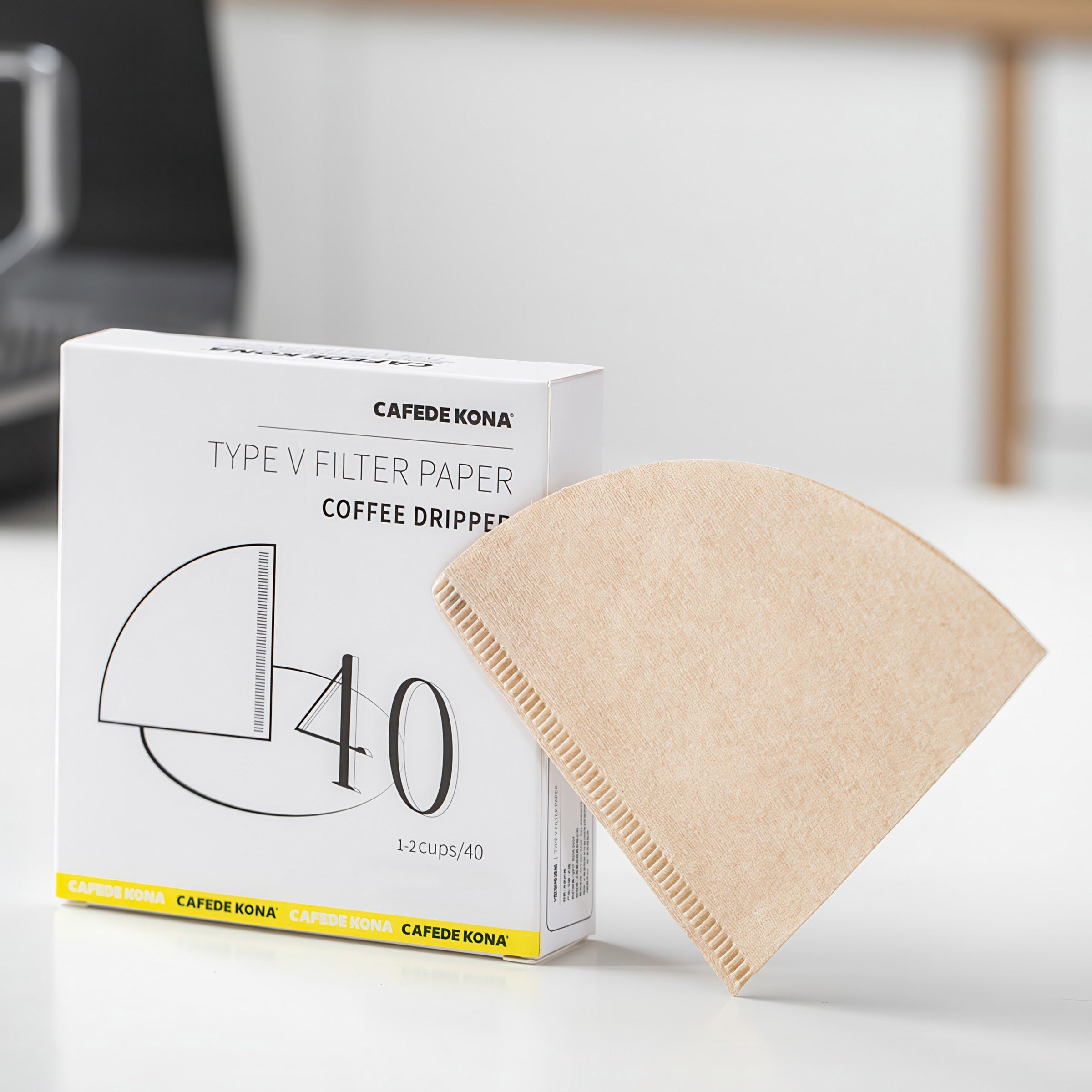 Natural V60 Sector-Shaped Filter Papers
