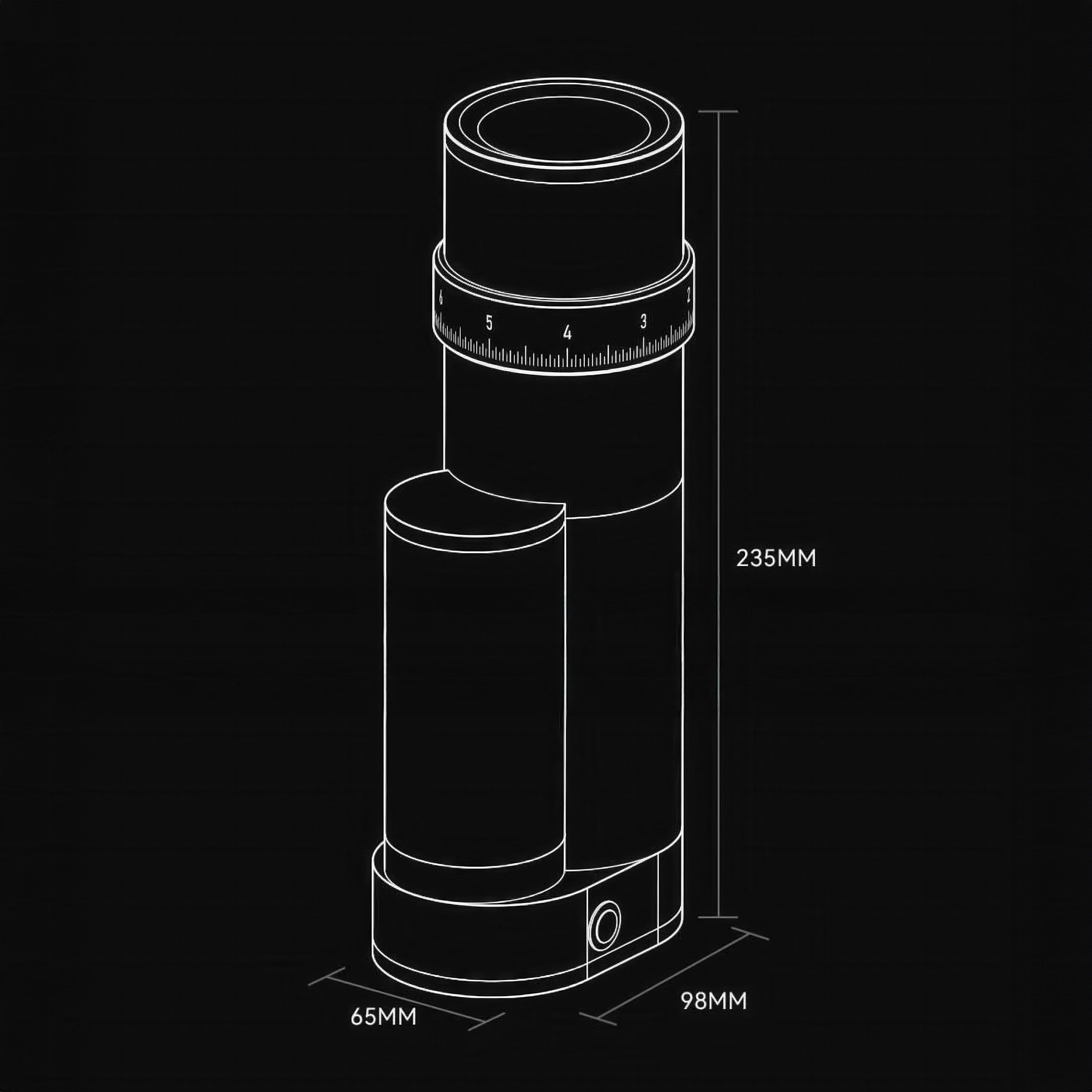 Elf V2 Electric Coffee Grinder