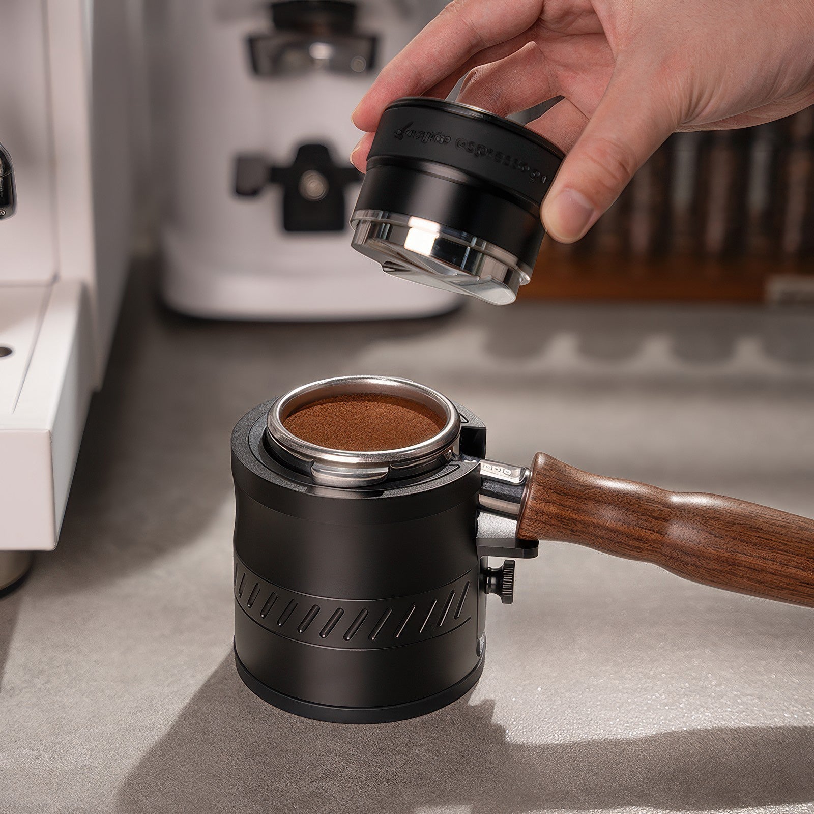 Multi-Function Portafilter Tamping Holder
