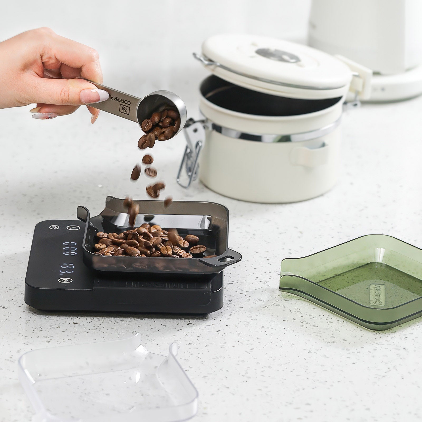 Coffee Bean Weighing Tray