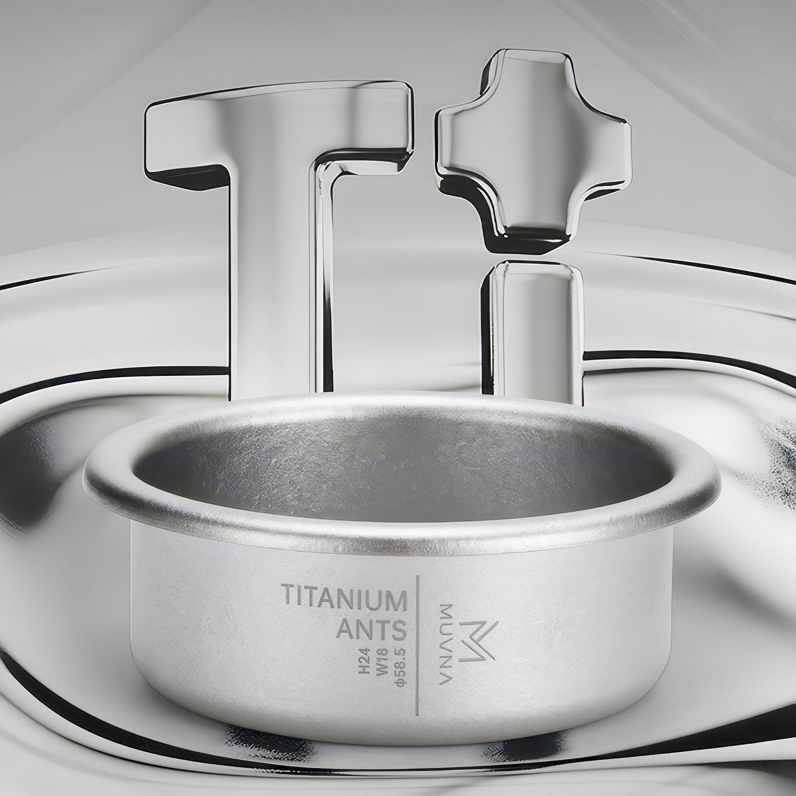 Pure Titanium Espresso Basket