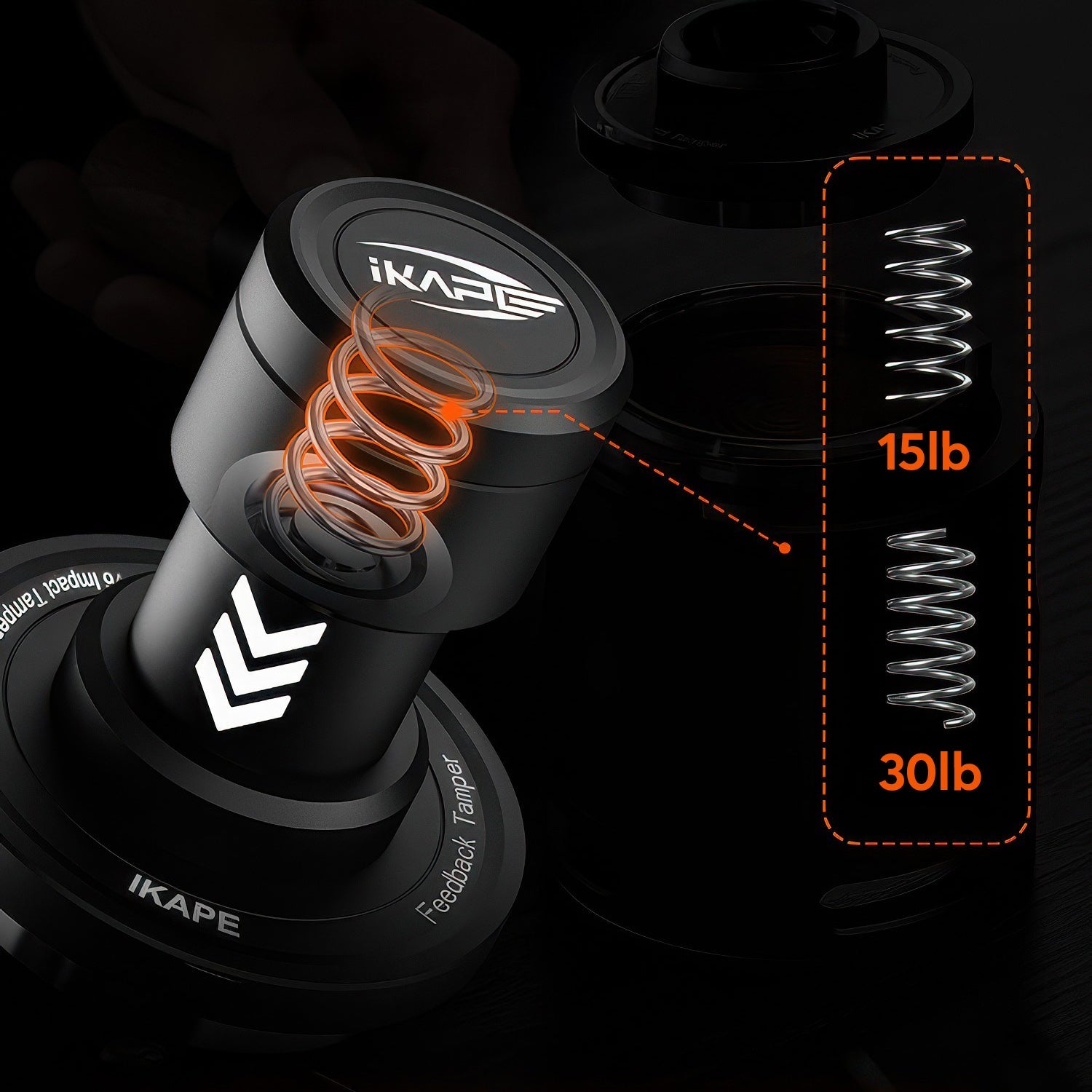 V6 Impact Coffee Tamper-Mini