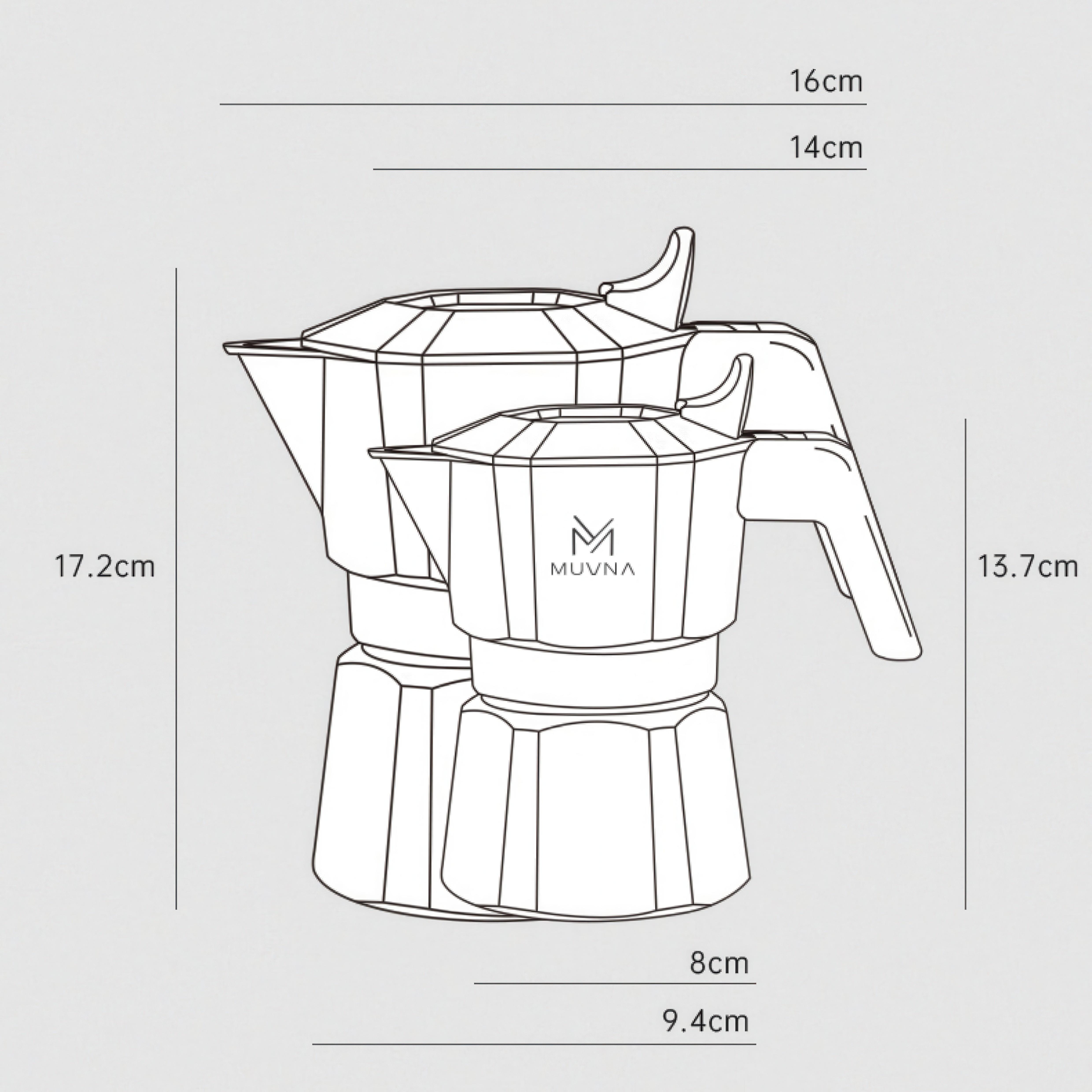 High Pressure Espresso Maker Moka Pot