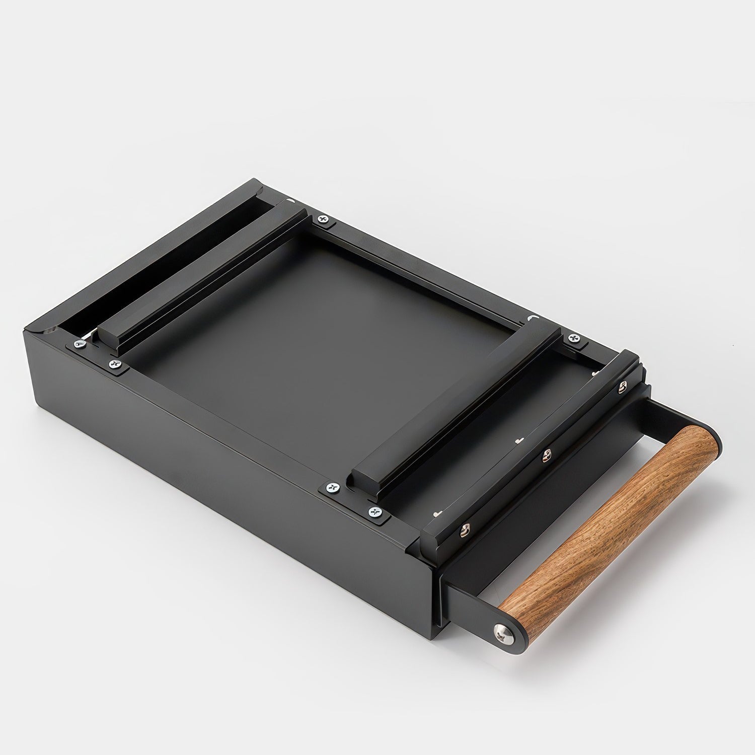 Drawer Coffee Knock Box with Wood Handle