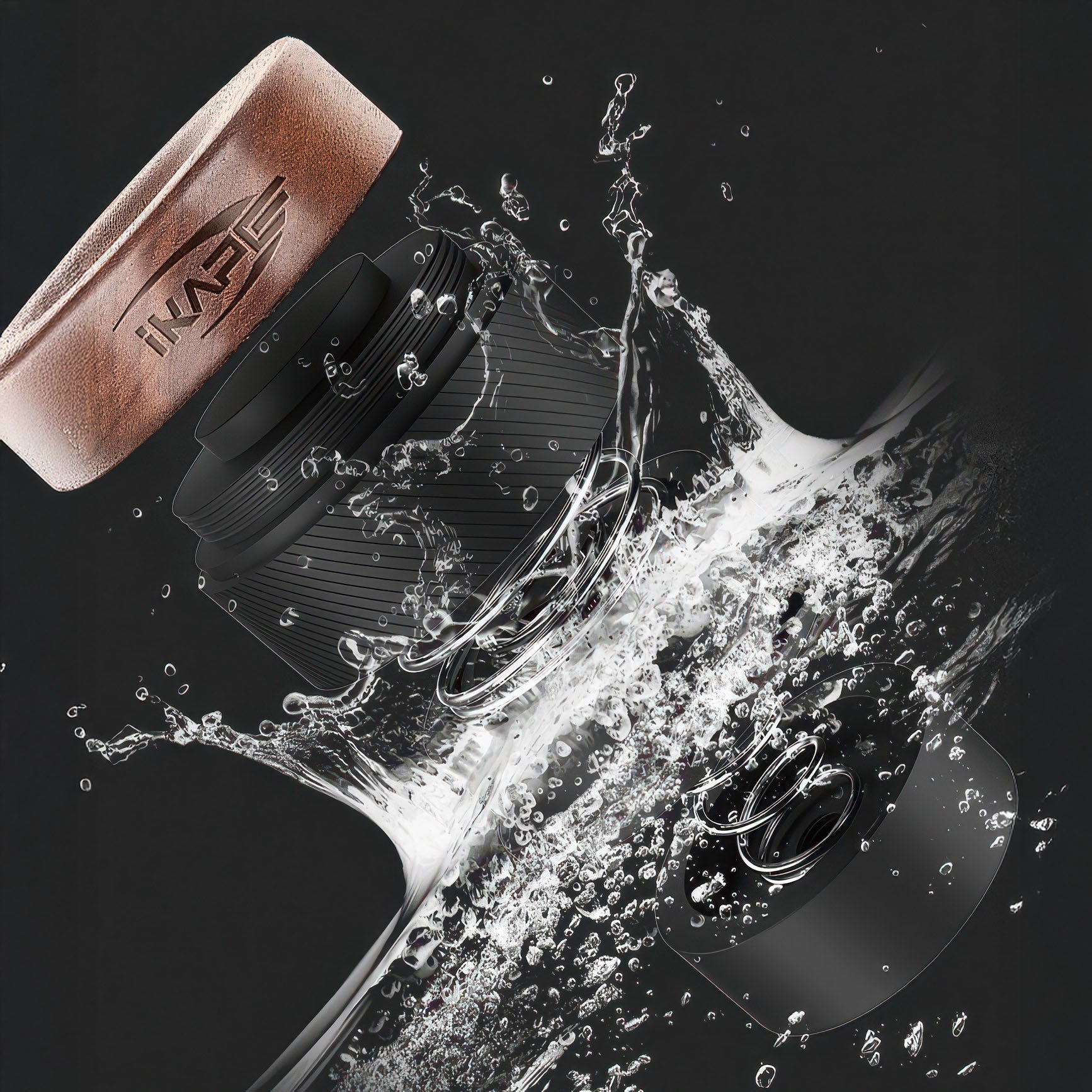 Black Edition Wooden Tamper And Distributor