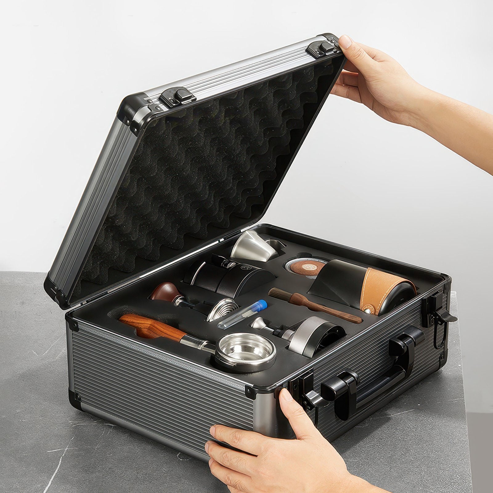 Professional Barista Espresso Kit with Carrying Case