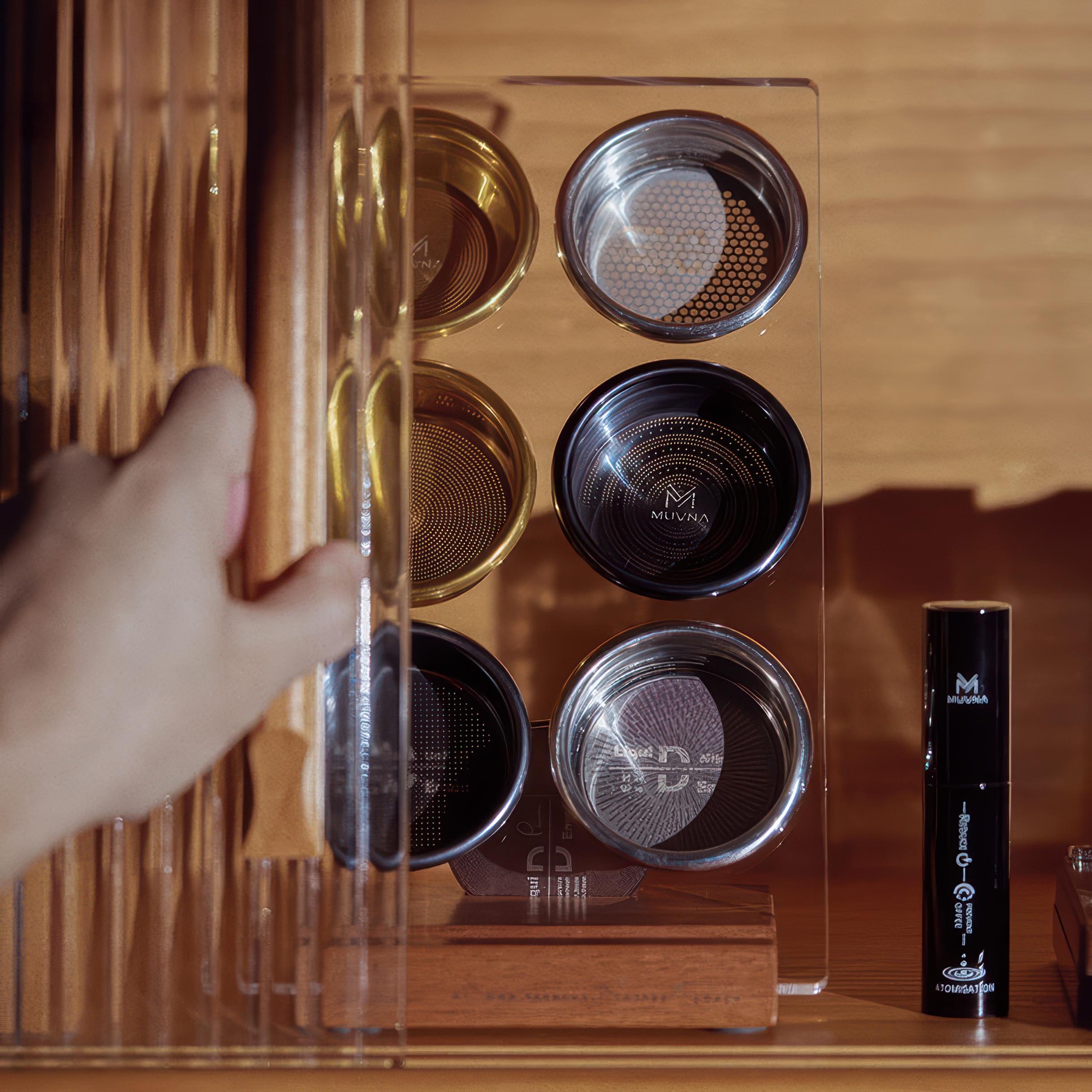 Coffee Filter Basket Storage Display