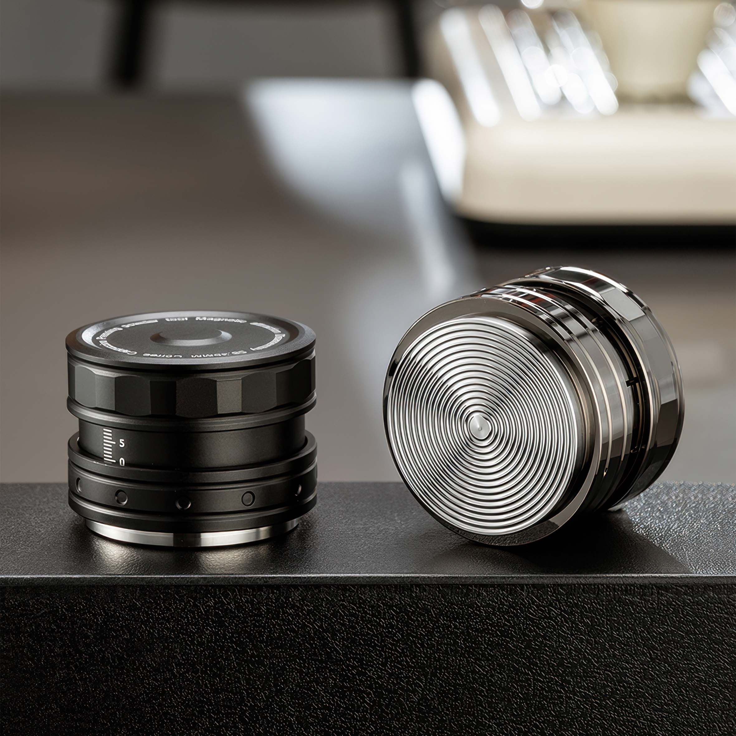 UFO Gravity Tamper with 2 Bottom Types